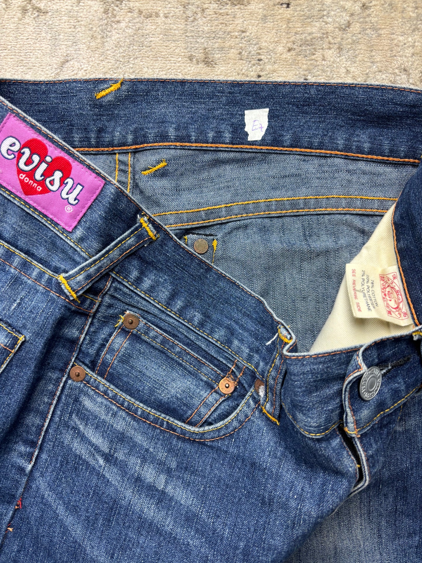 EVISU JEANS W28 L32 #E7