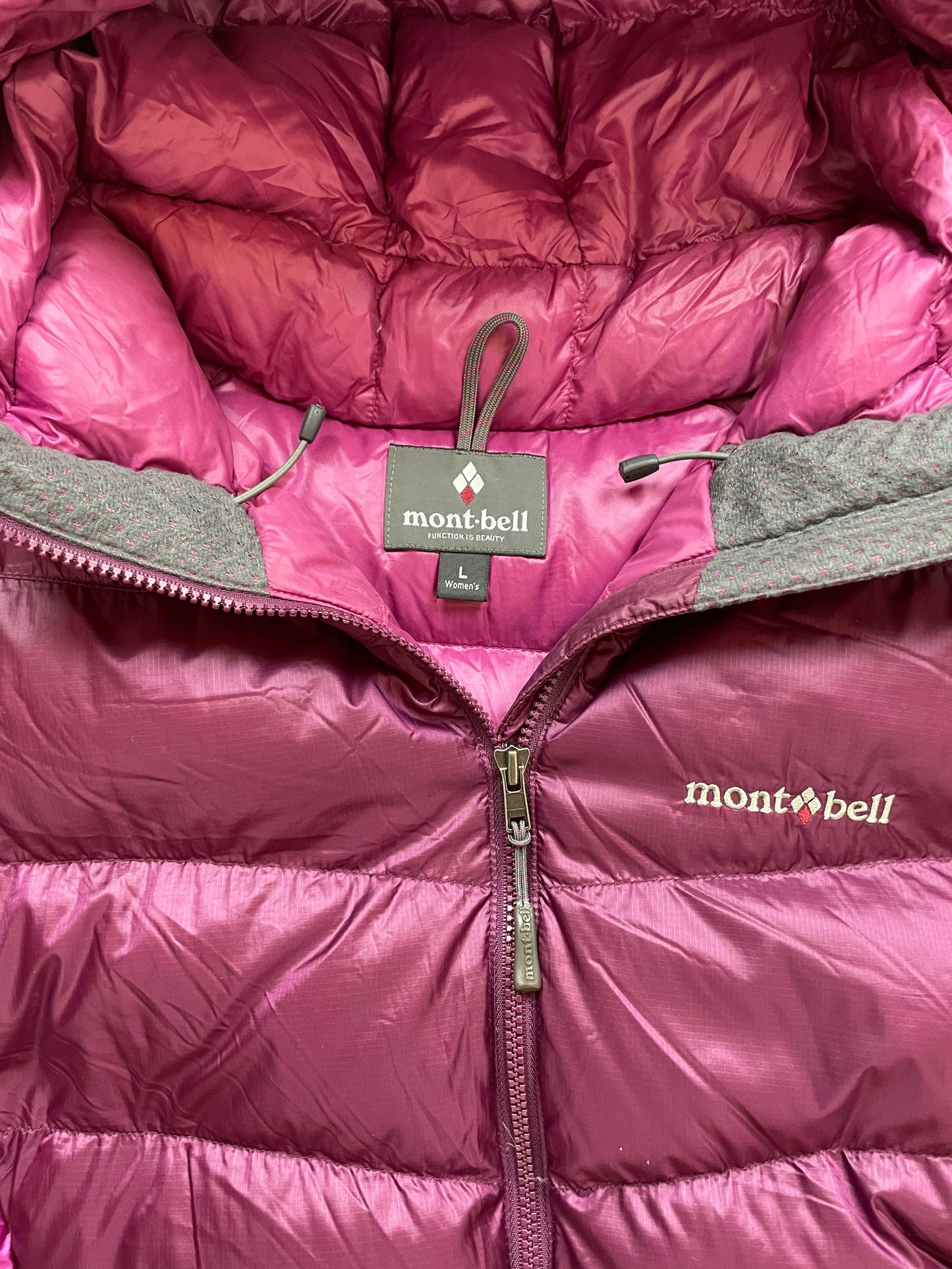 MONTBELL PURPLE PUFFER JACKET (M)