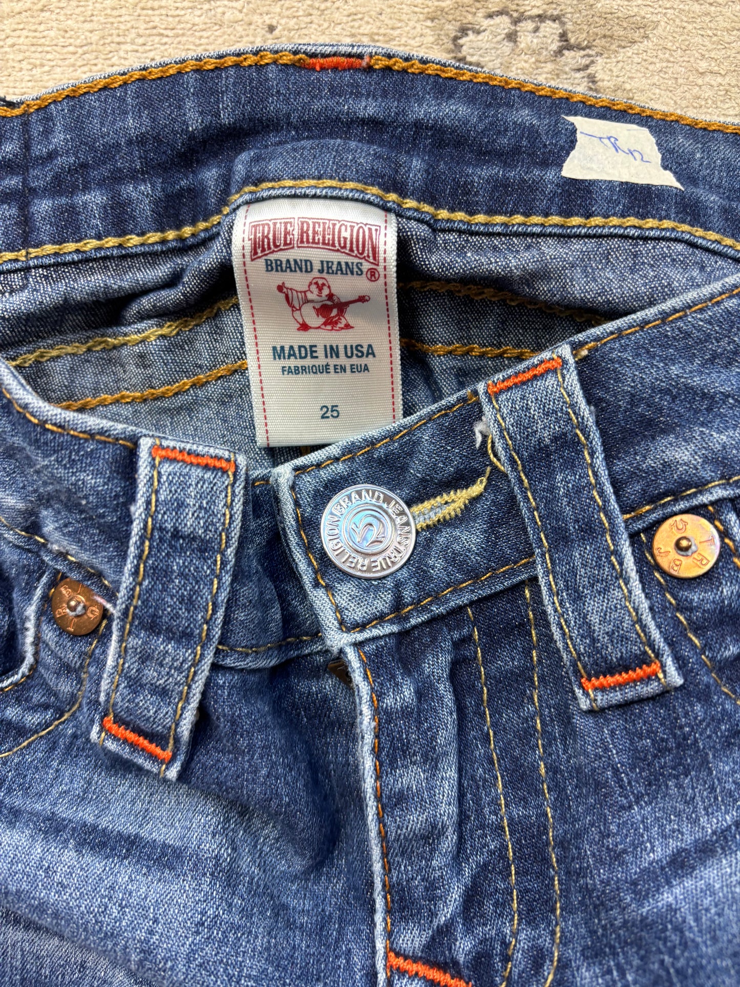 TRUE RELIGION JEANS W25 L30 #TR12