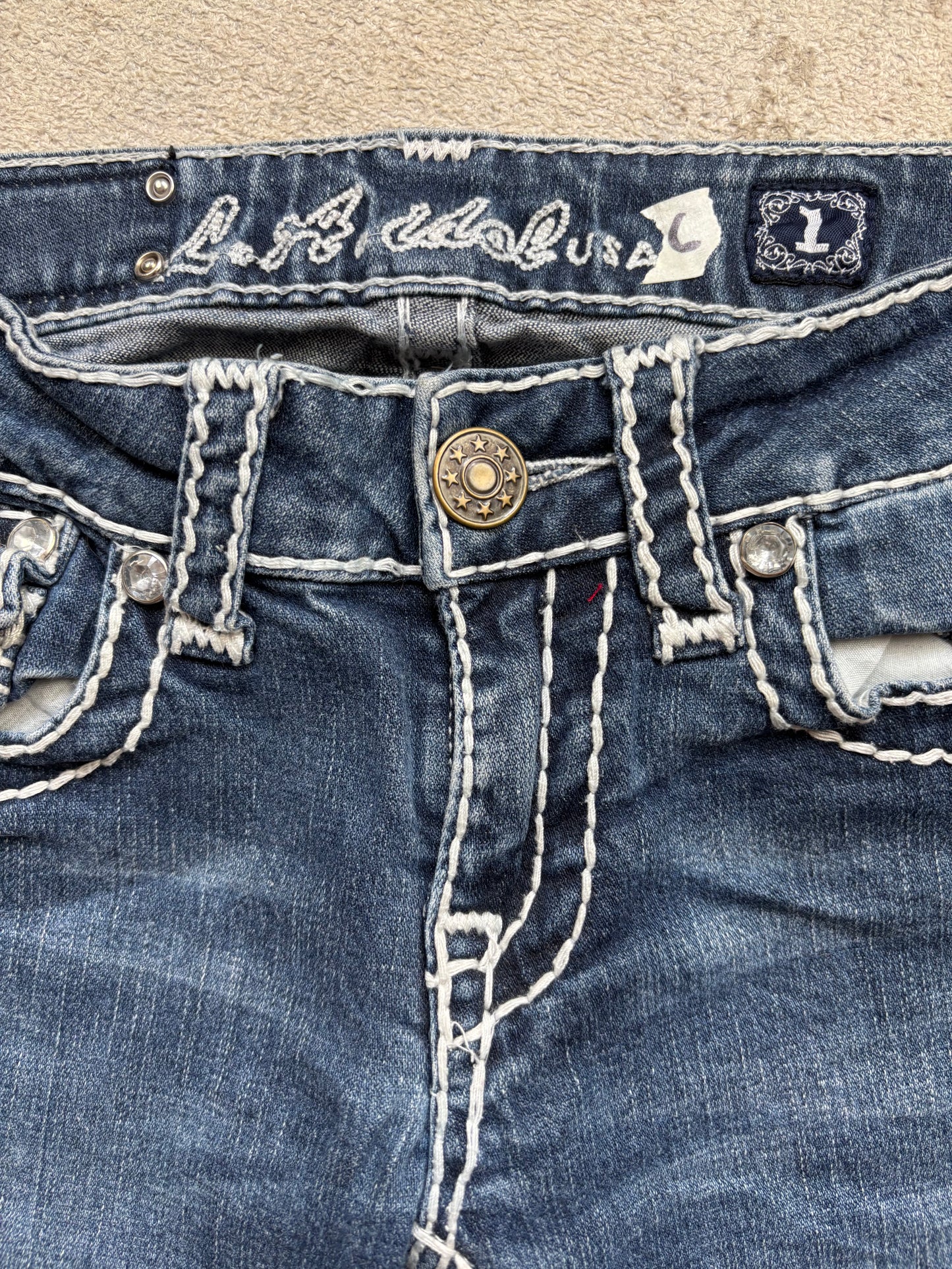 MISS ME STYLE JEANS W25 L32 #MS6