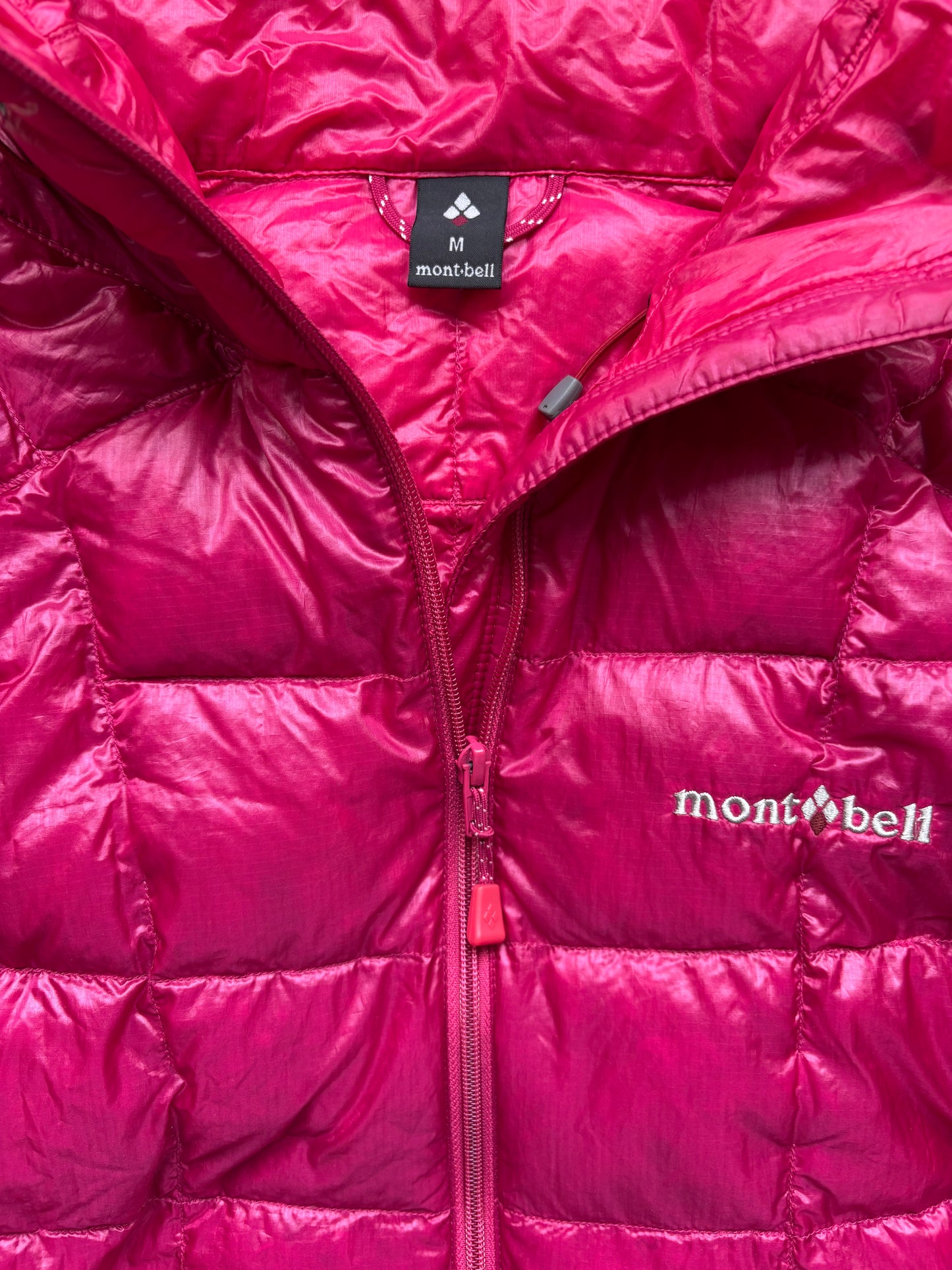 MONTBELL PINK PUFFER JACKET (S)