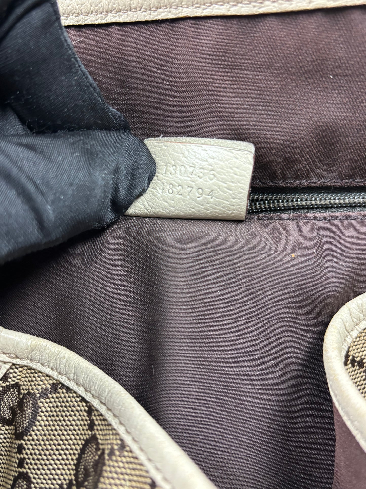 GUCCI MONOGRAM ABBEY BAG