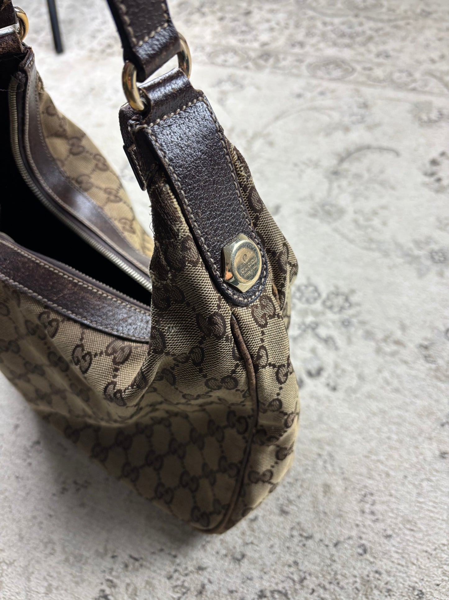 GUCCI MONOGRAM HOBO BAG