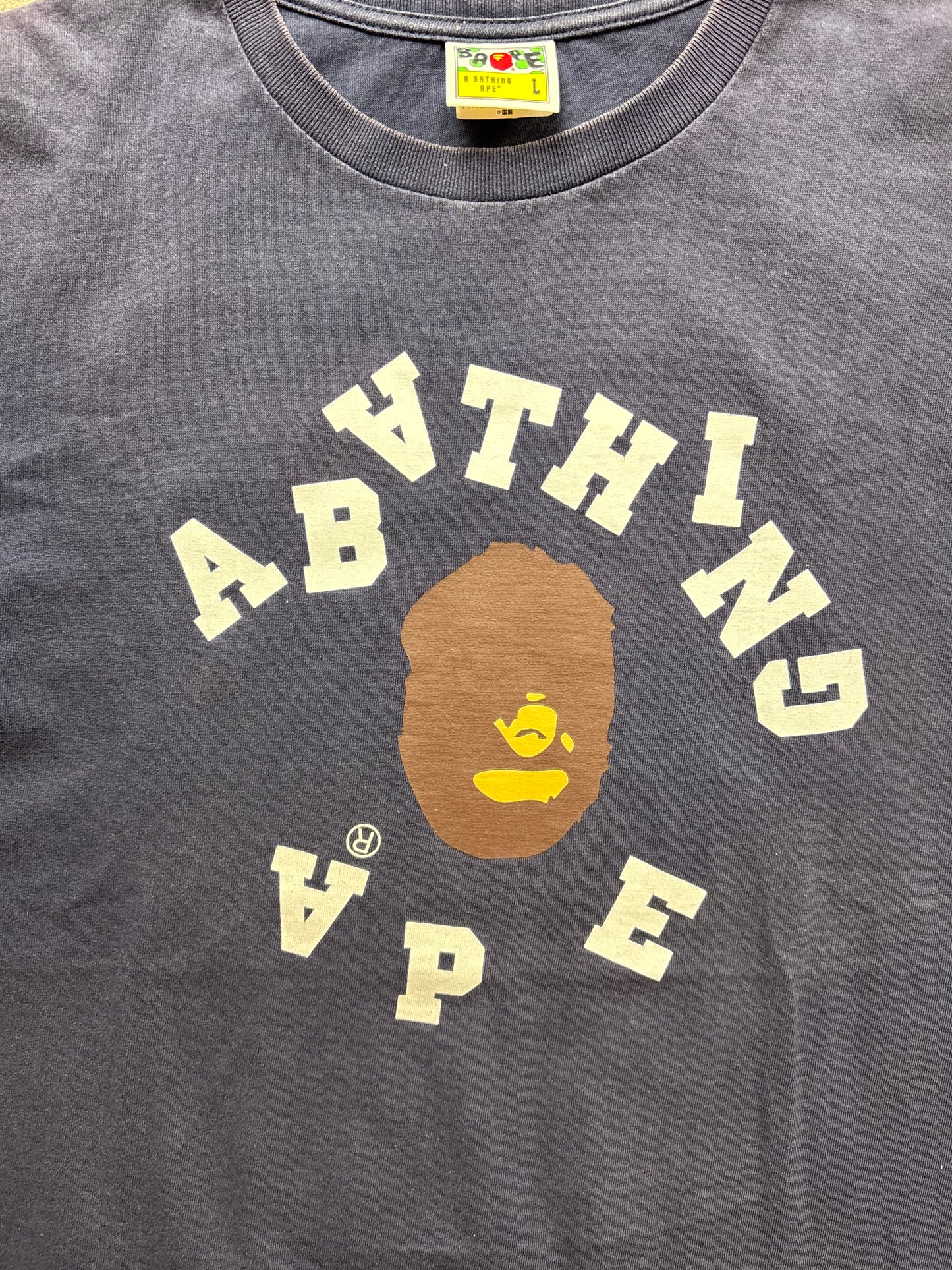 BAPE NAVY T-SHIRT (L)