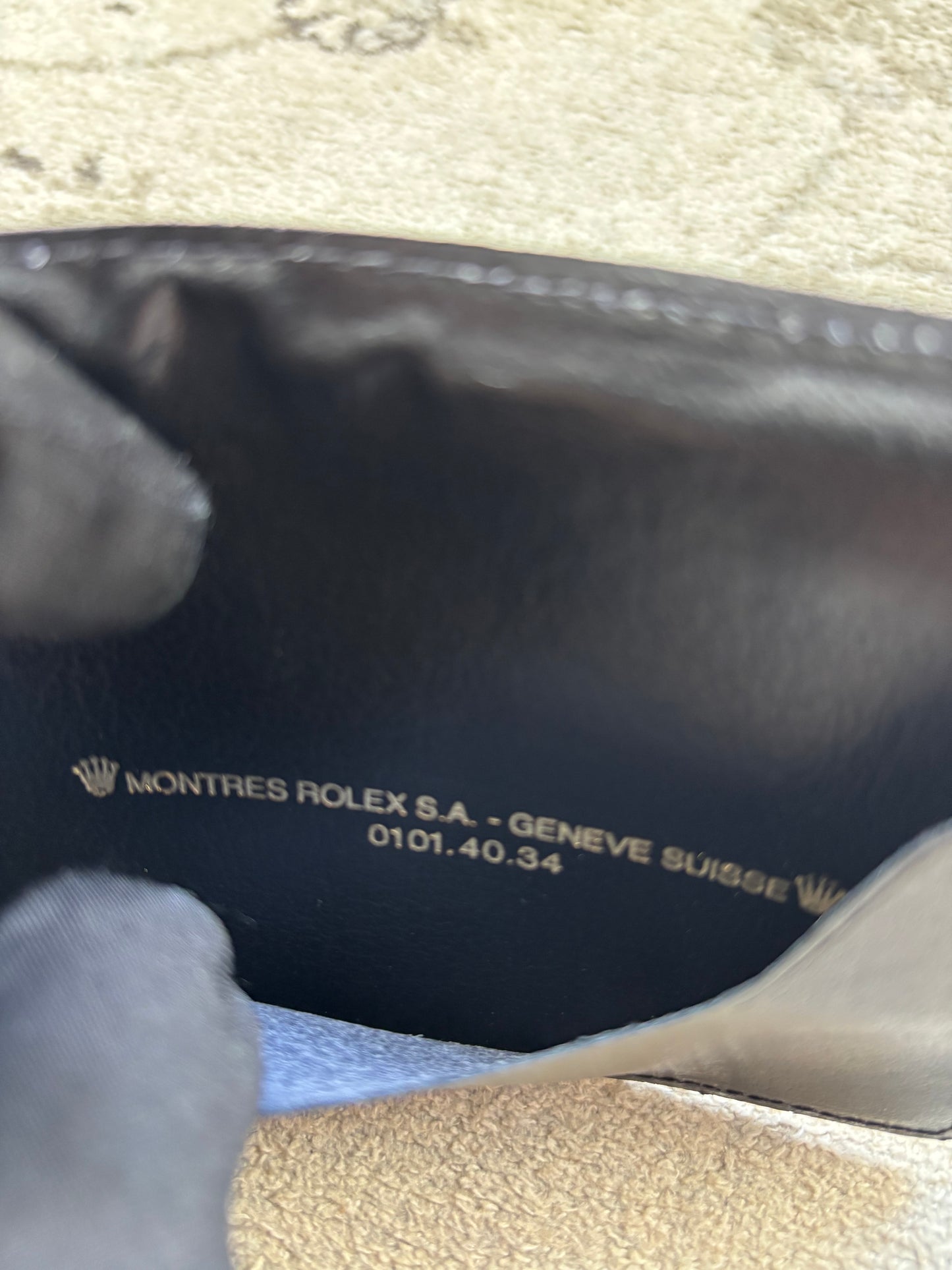 ROLEX BLACK CARDHOLDER