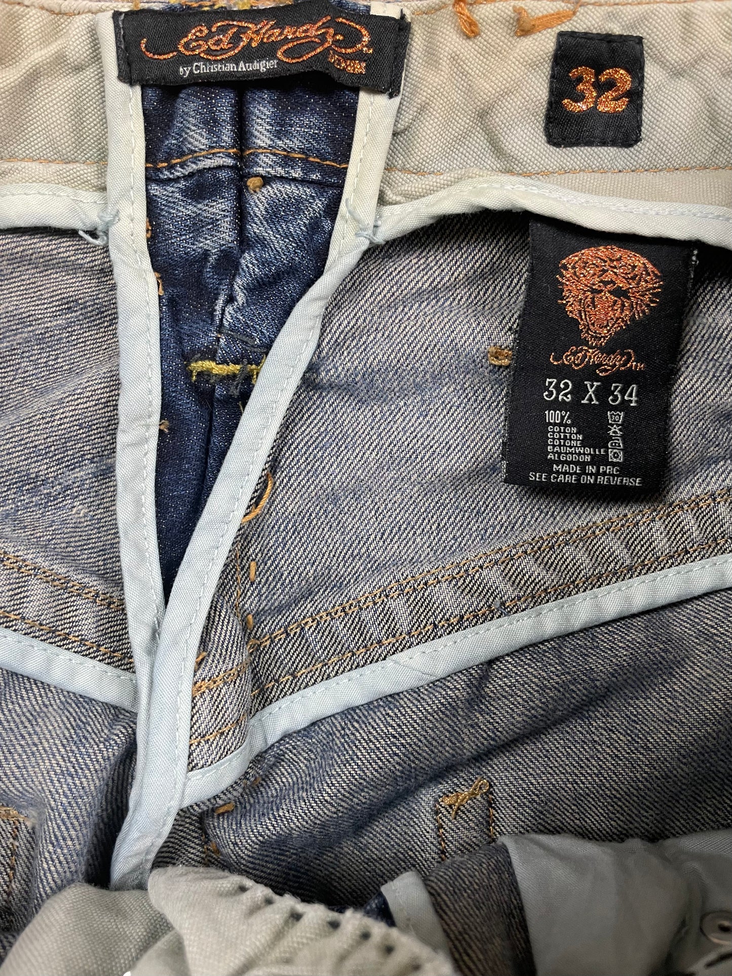 ED HARDY BASIC JEANS W32 L32/34 #ED1