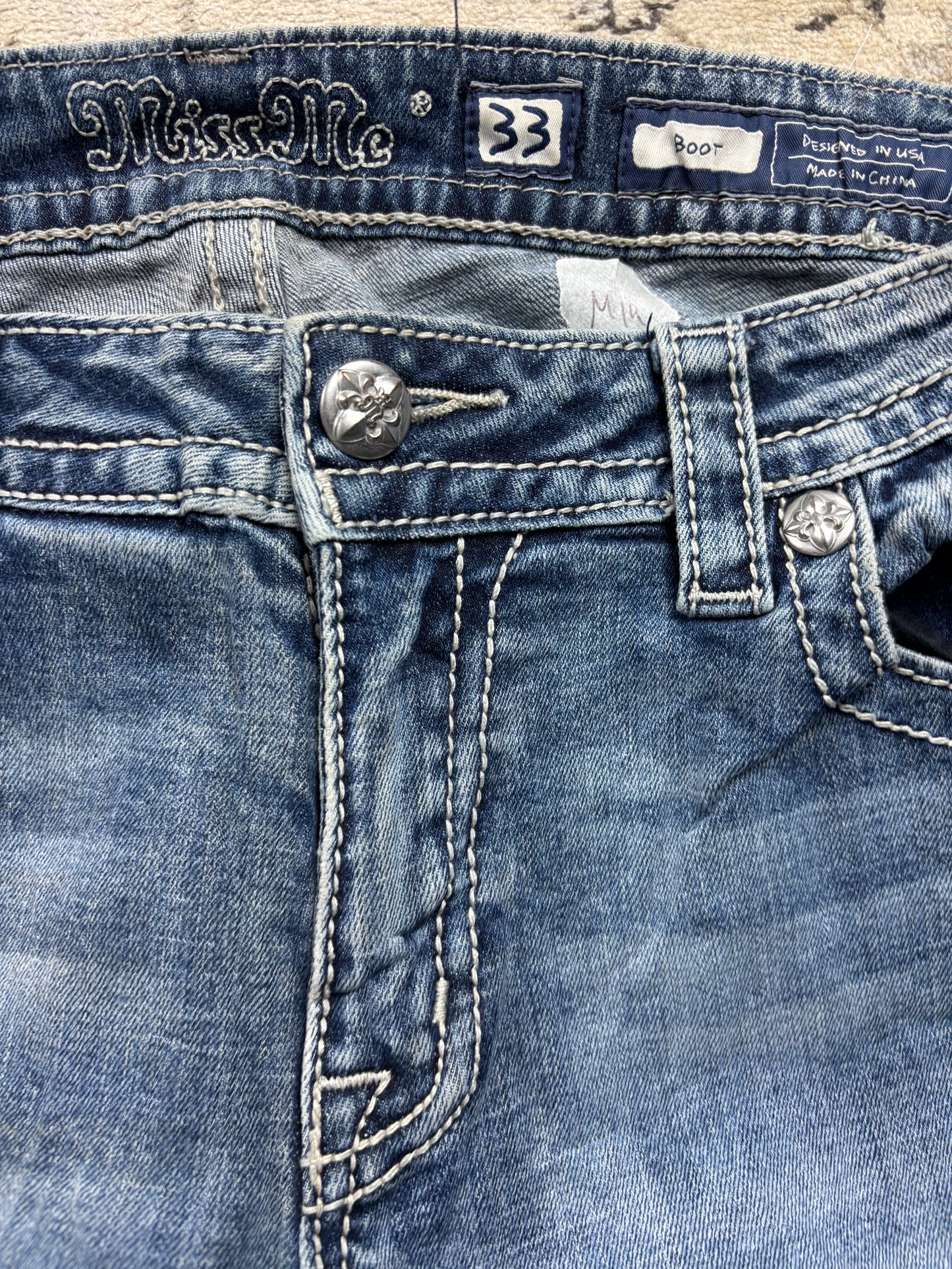 MISS ME JEANS W33 L30 #M14