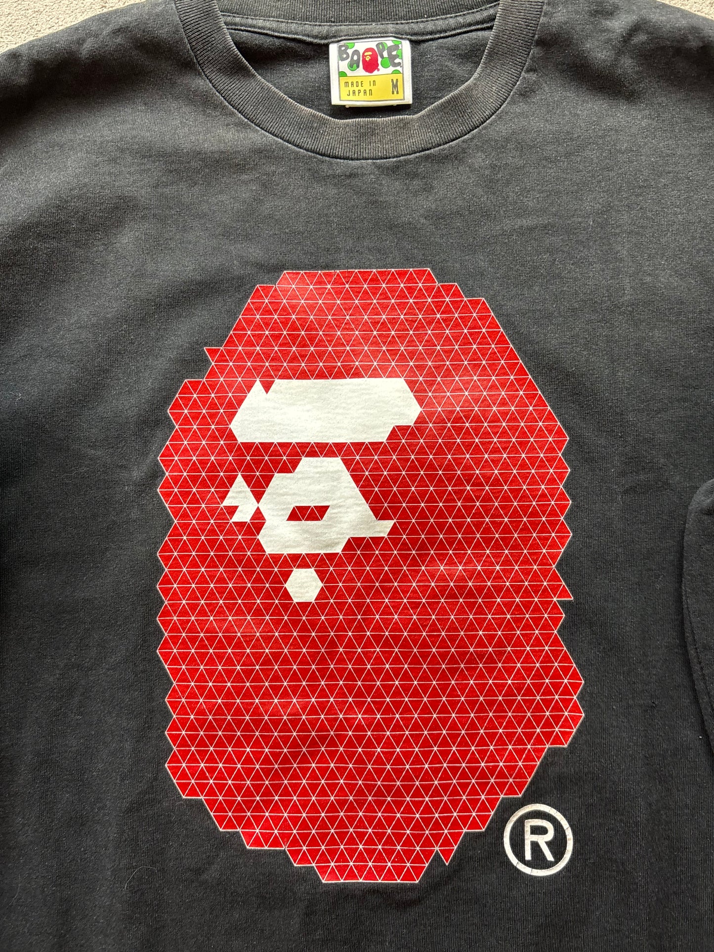 BAPE BLACK LONGSLEEVE (M)