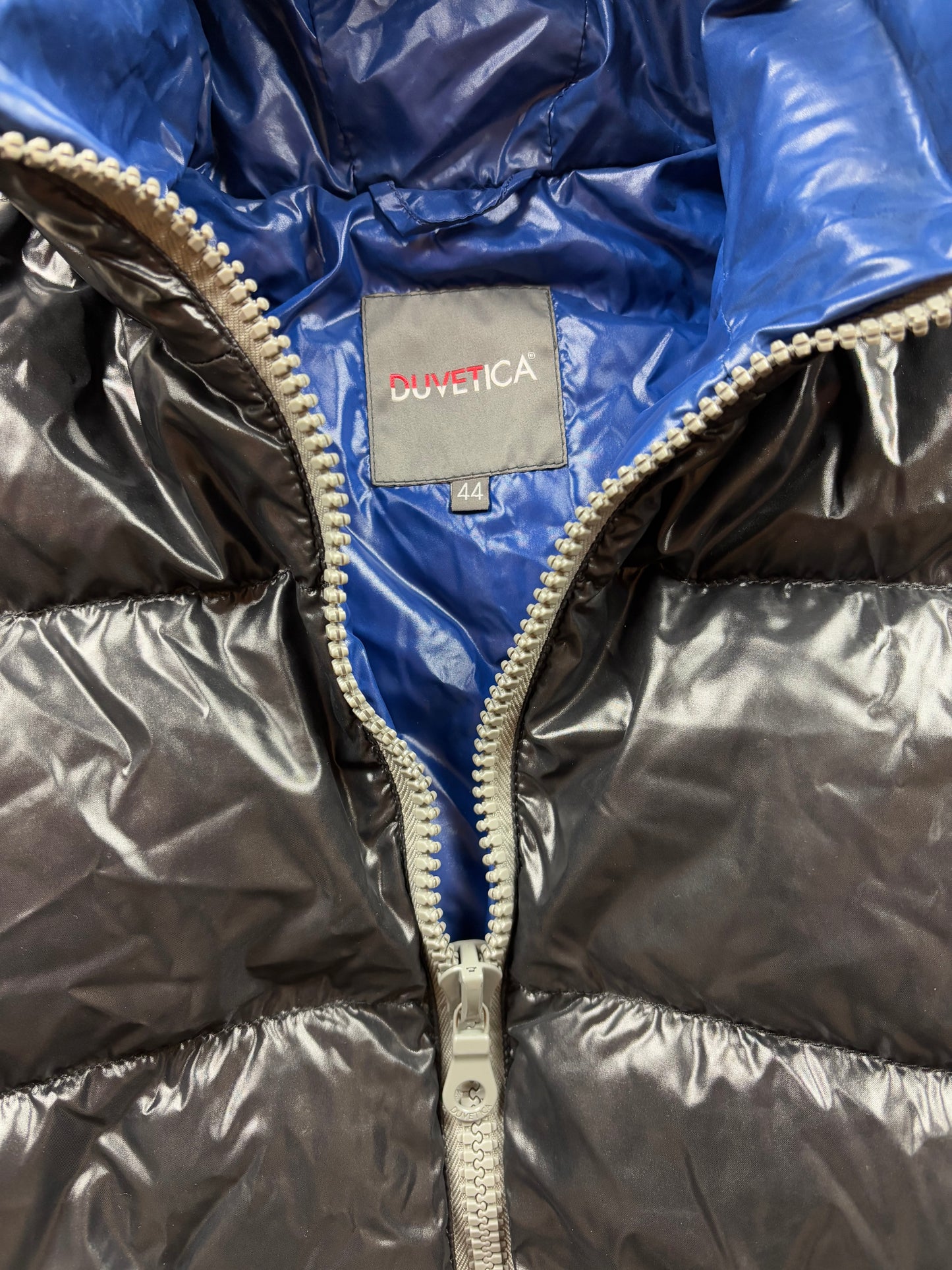 DUVETICA BLACK PUFFER JACKET (S)