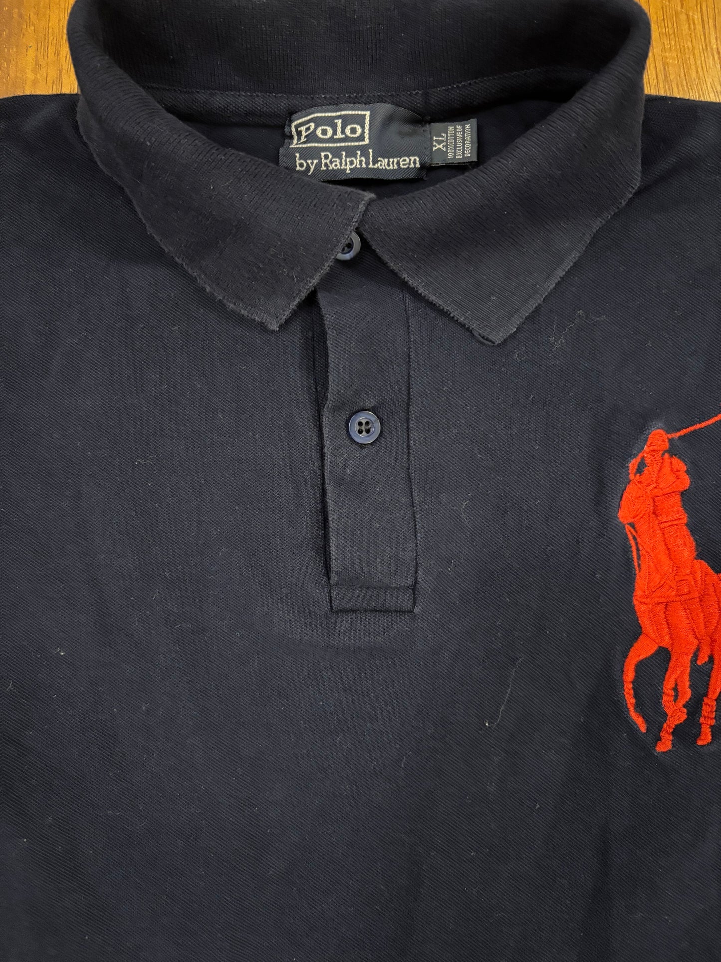 RALPH LAUREN POLO SHIRT NAVY (S)
