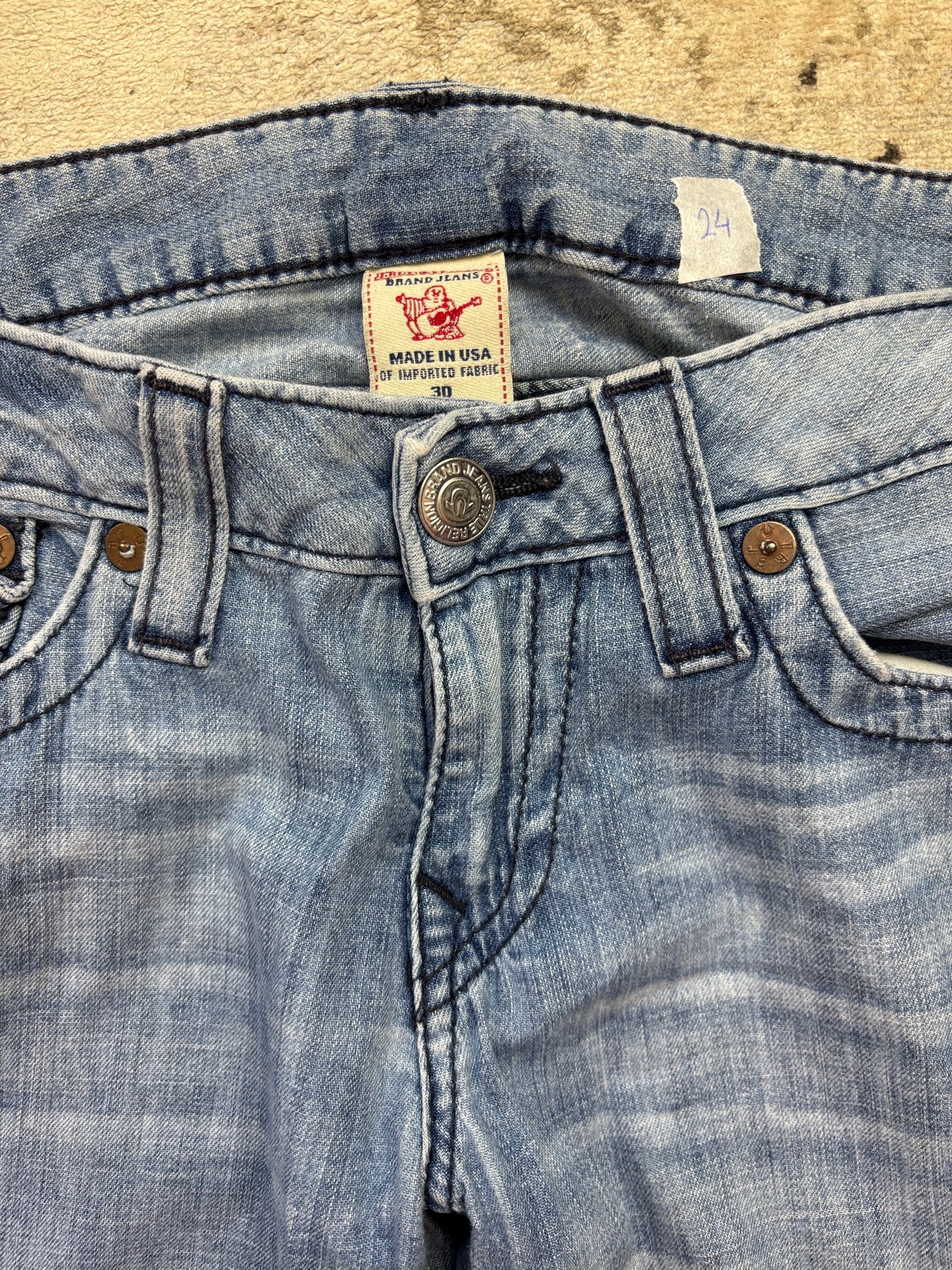 TRUE RELIGION JEANS W30 L32 #TR24