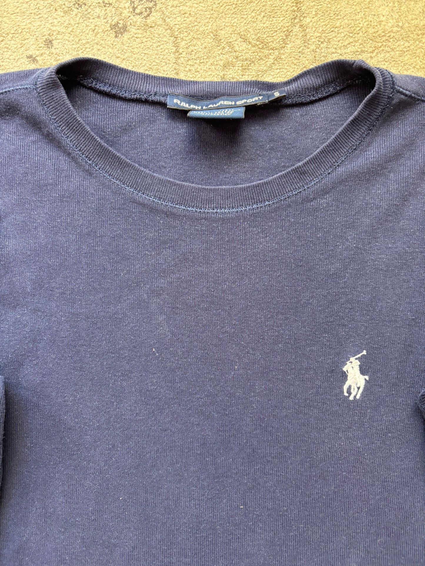 RALPH LAUREN LONGSLEEVE NAVY (S)