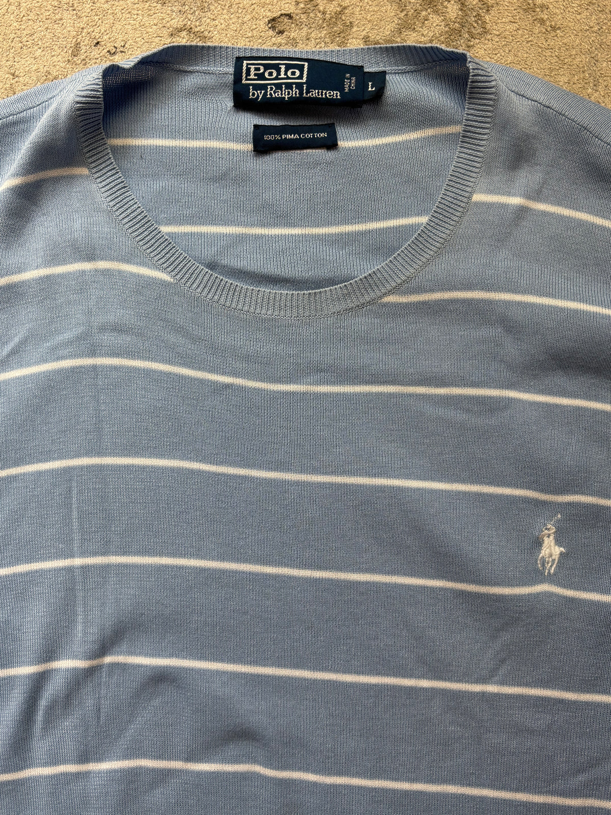 RALPH LAUREN STRIPED KNIT (L)