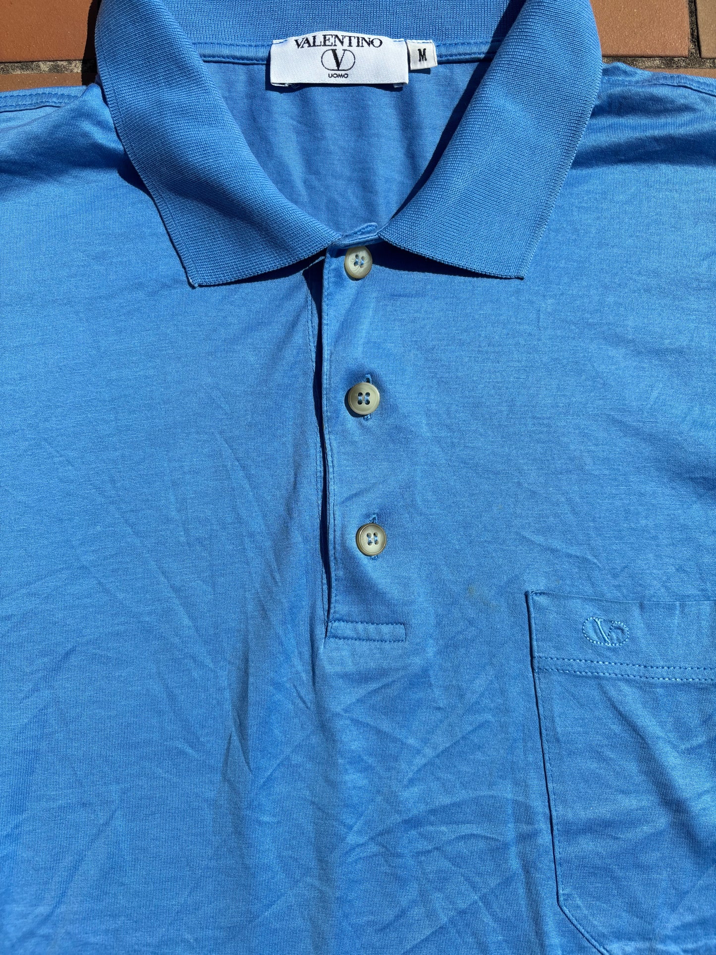 VALENTINO BLUE POLO SHIRT (M)