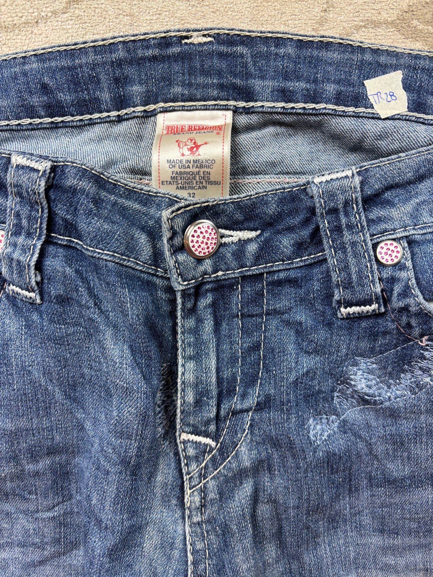 TRUE RELIGION JEANS W32 L32 #TR28