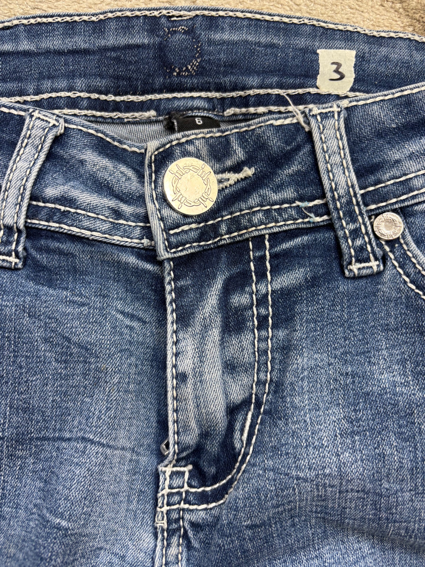 MISS ME STYLE JEANS W25 L32 #MS3