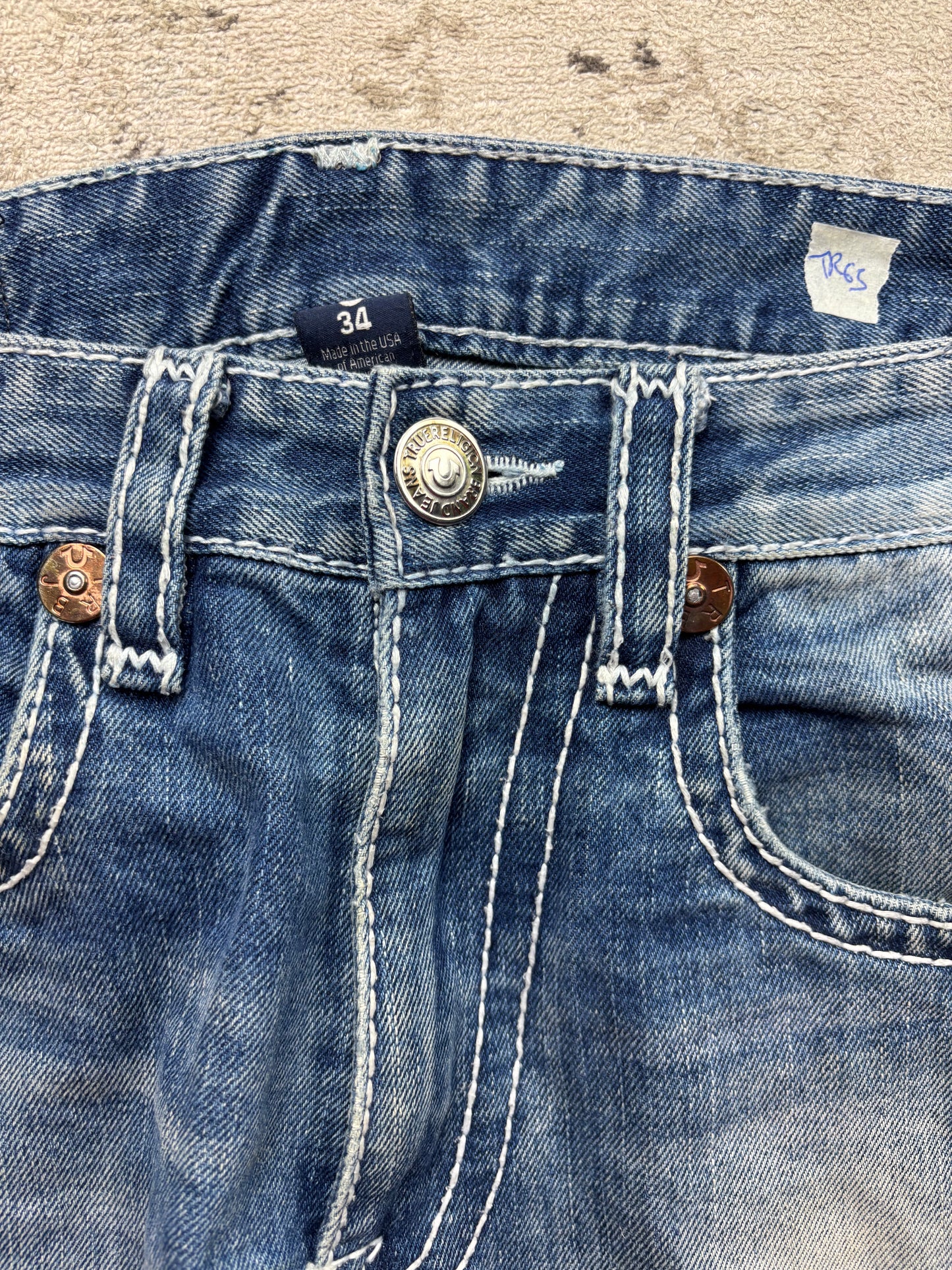 TRUE RELIGION JEANS W34 L32 #TR65