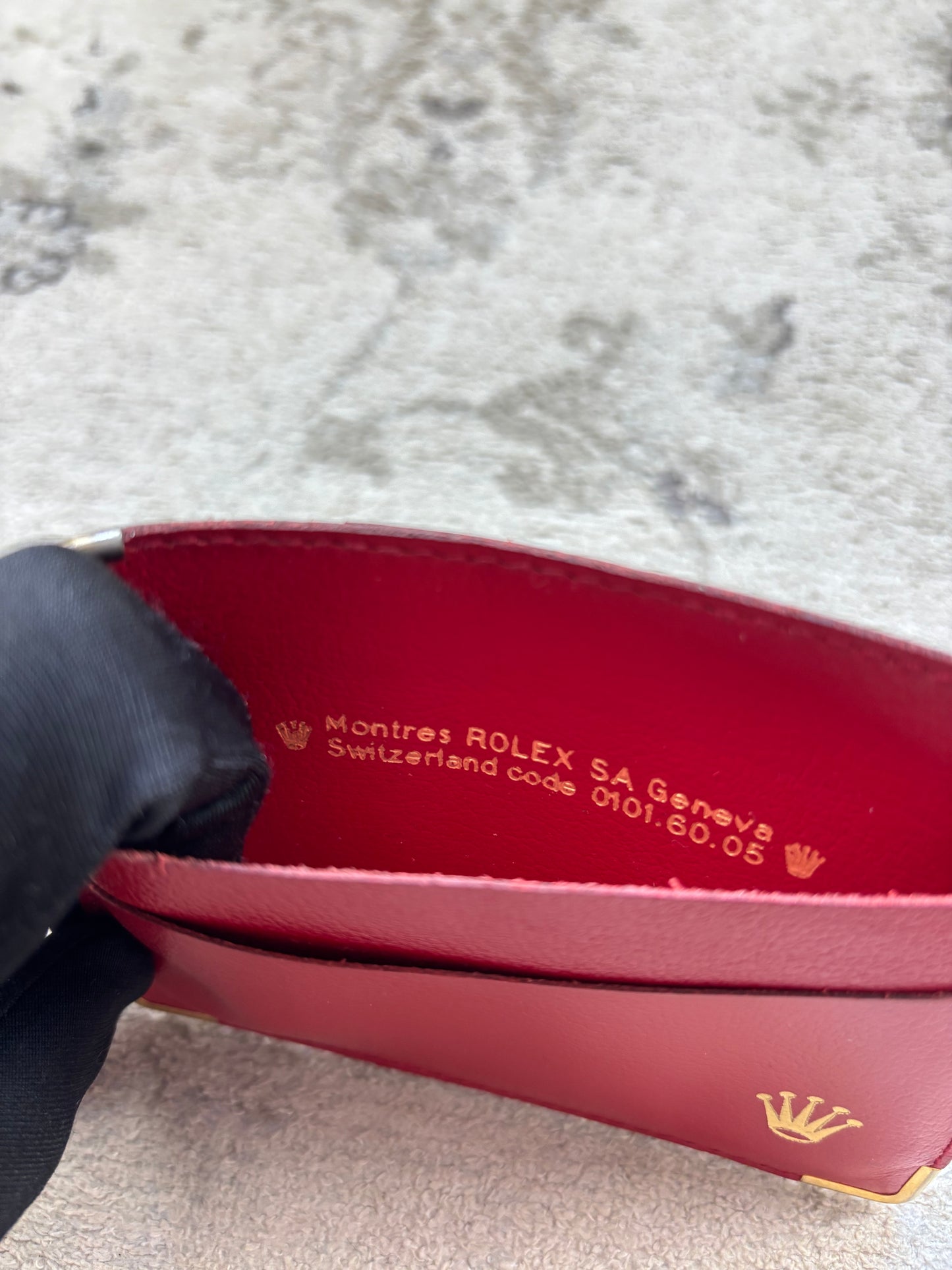 ROLEX RED CARDHOLDER