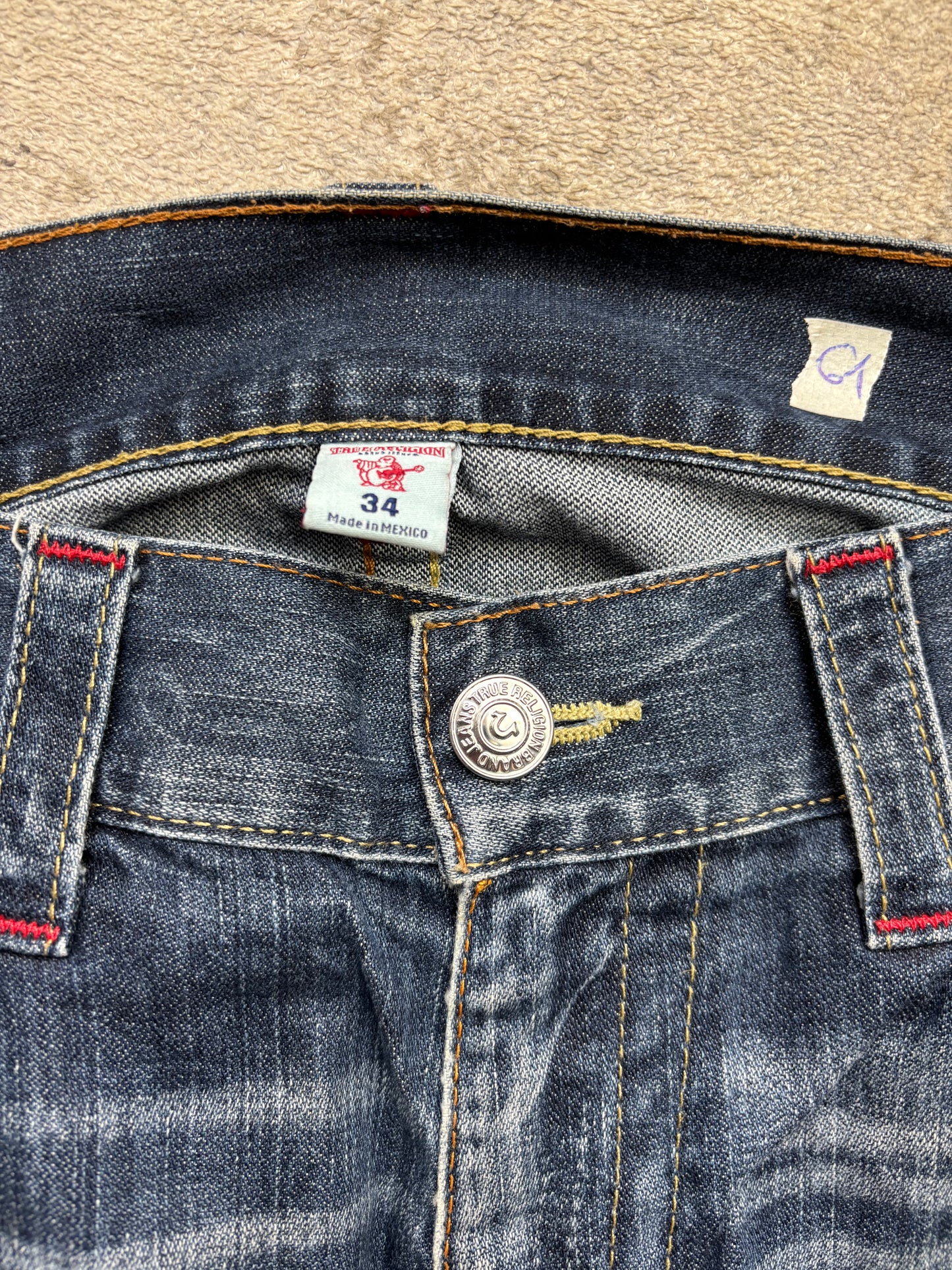 TRUE RELIGION JEANS W34 L32 #TR61