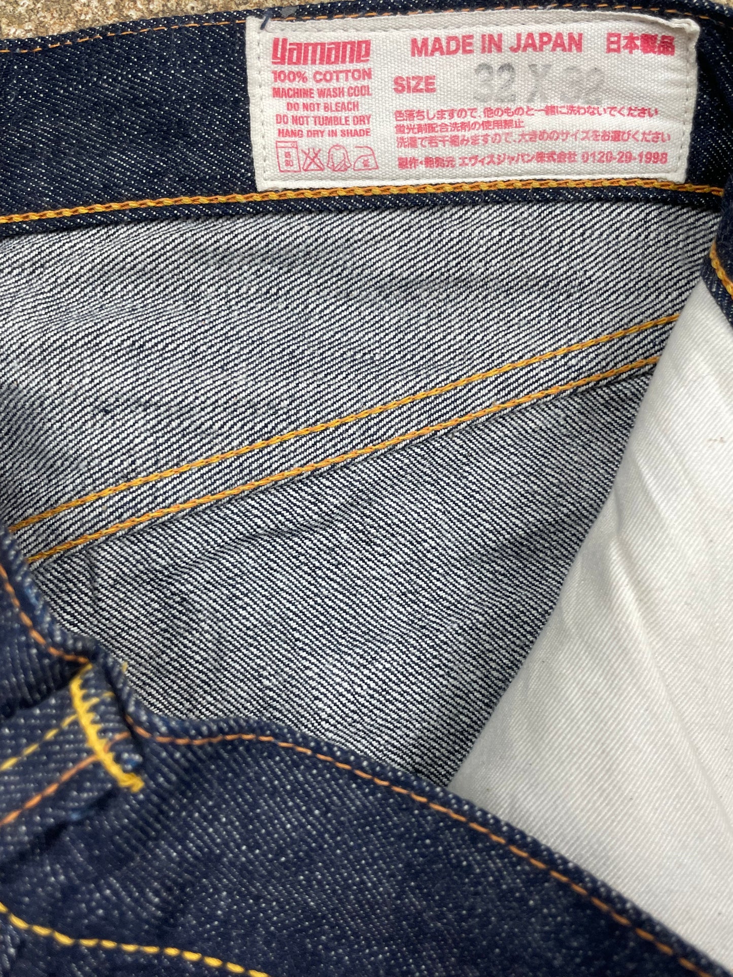 EVISU DIACOCK YAMANE JEANS NR. 2 W32 L32 #EVID3