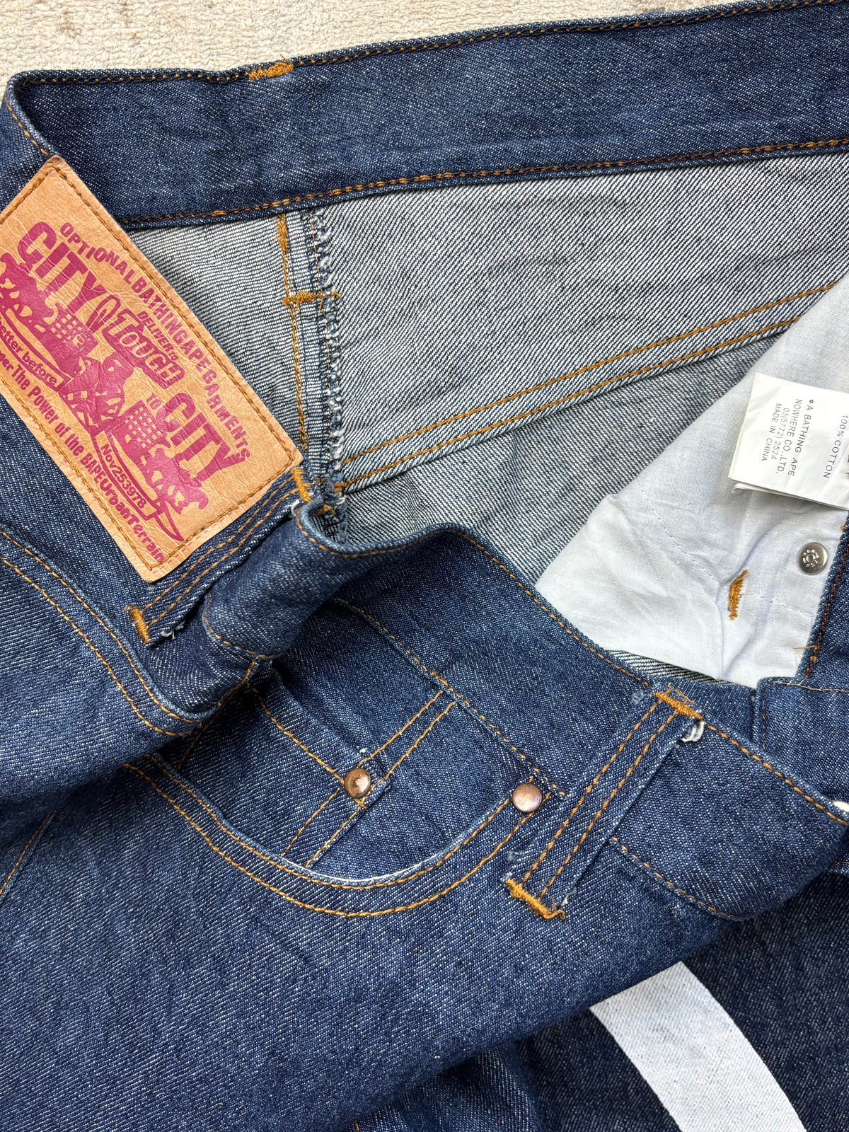 BAPE JEANS W36 L34