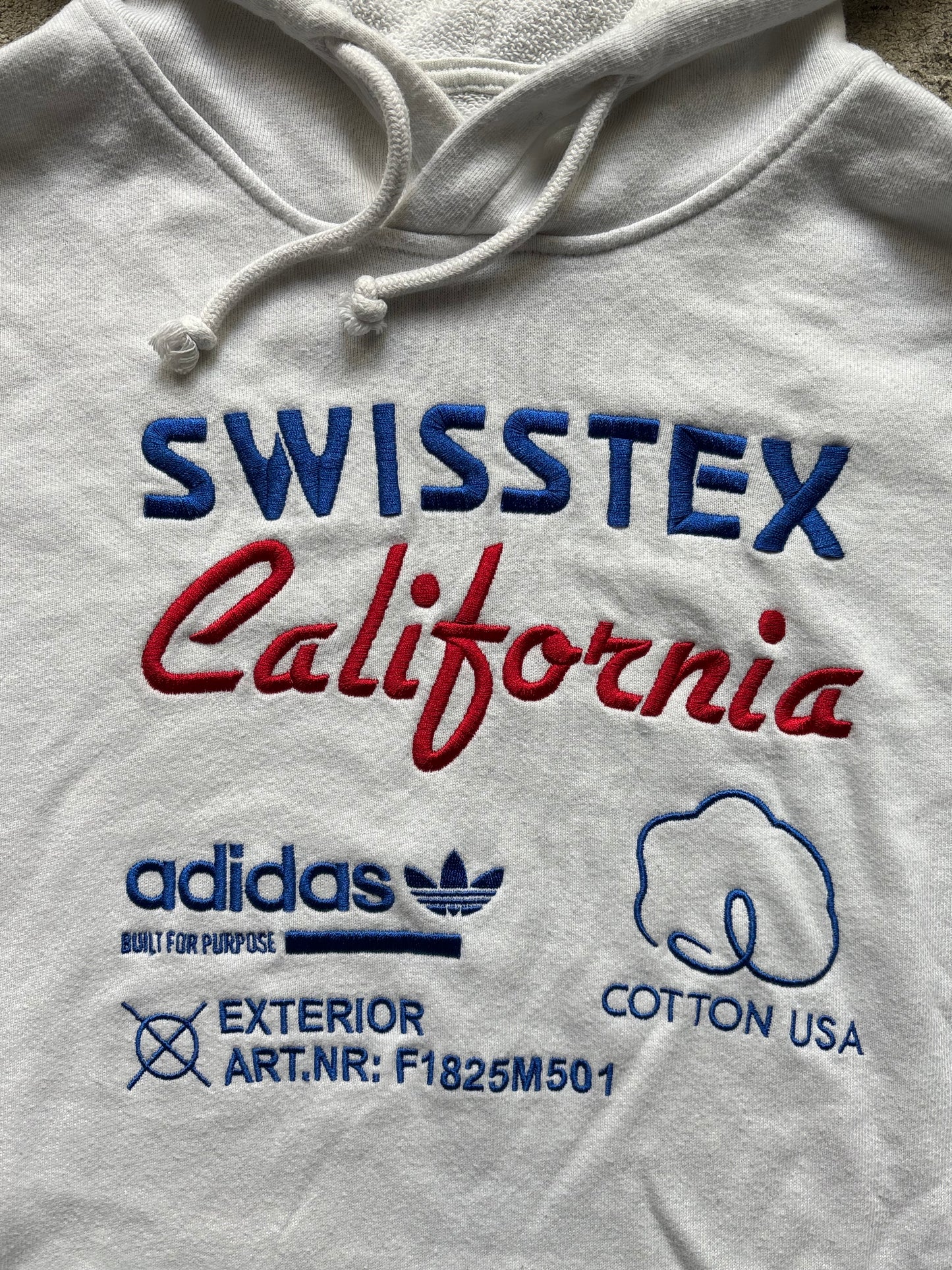 ADIDAS WHITE HOODIE (M)