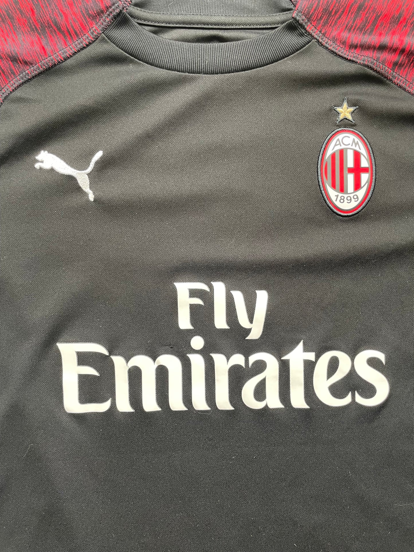AC MILAN JERSEY BLACK (XS)