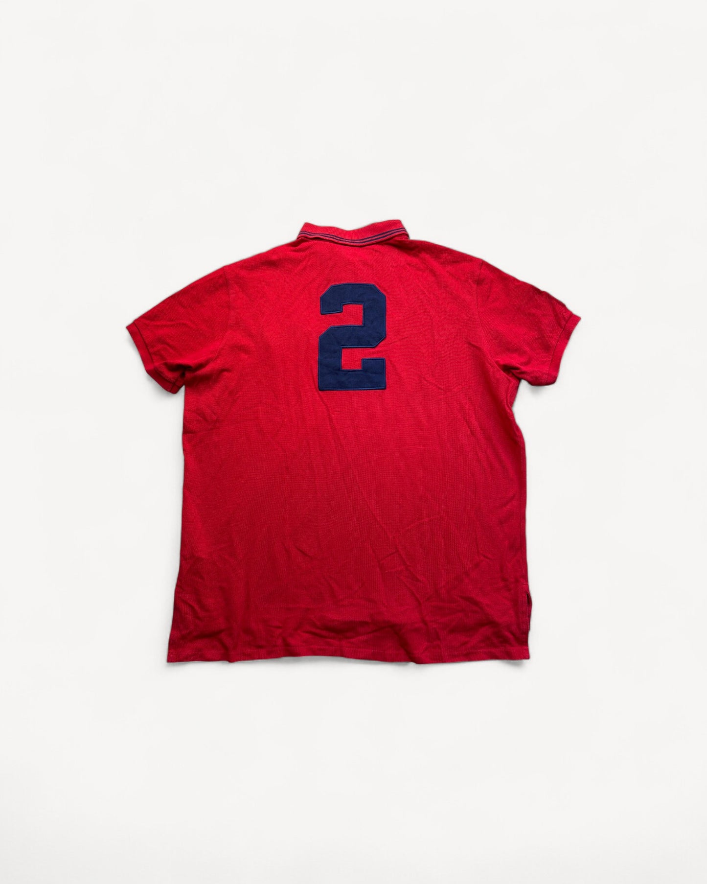 RALPH LAUREN POLO SHIRT RED (XL)
