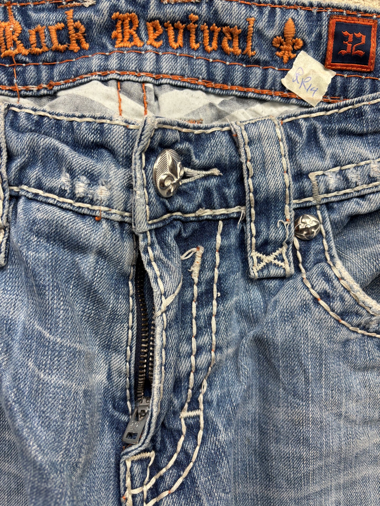 ROCK REVIVAL JEANS W32 L32 #RR14