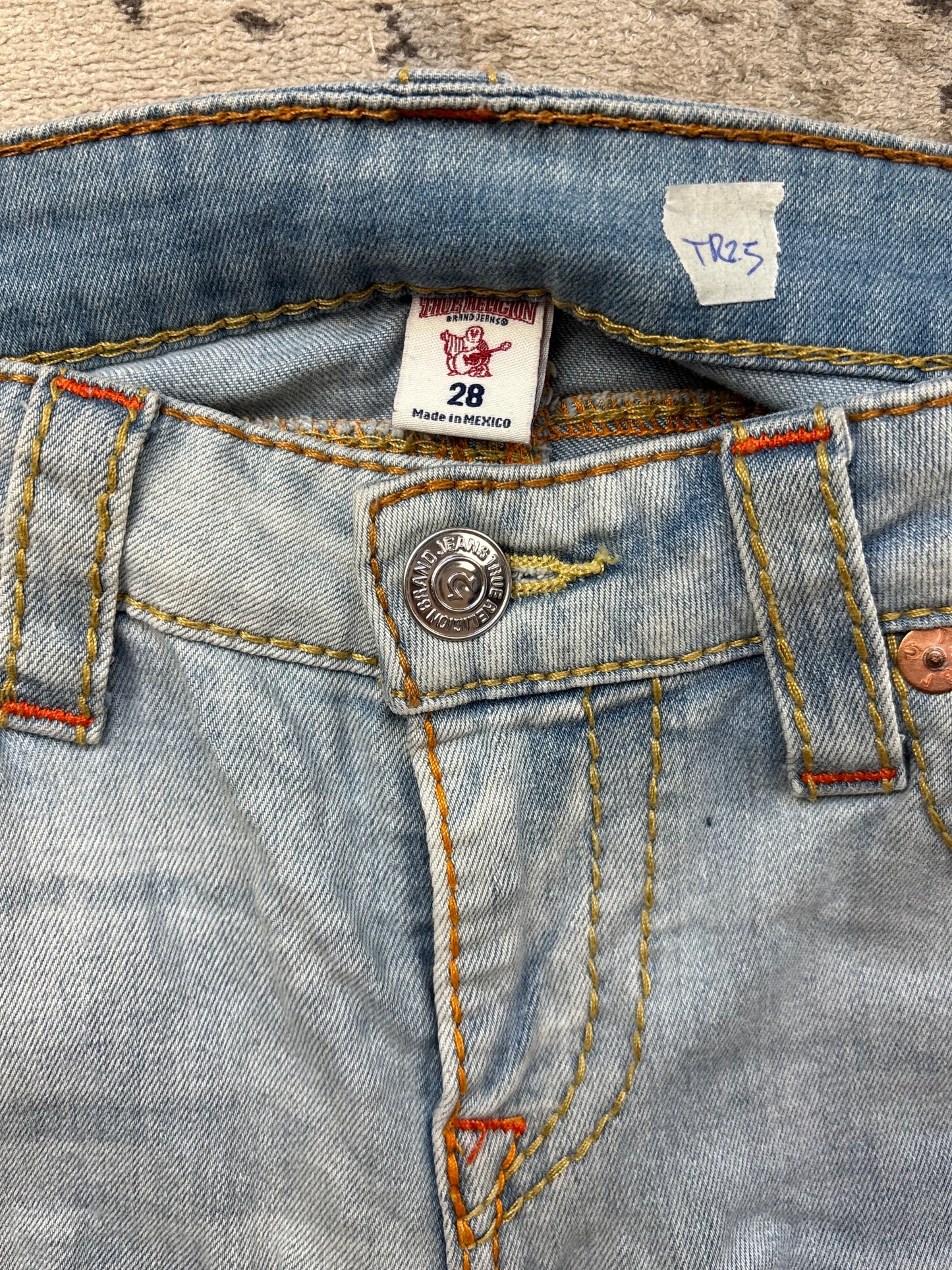 TRUE RELIGION JEANS W28 L32 #TR25