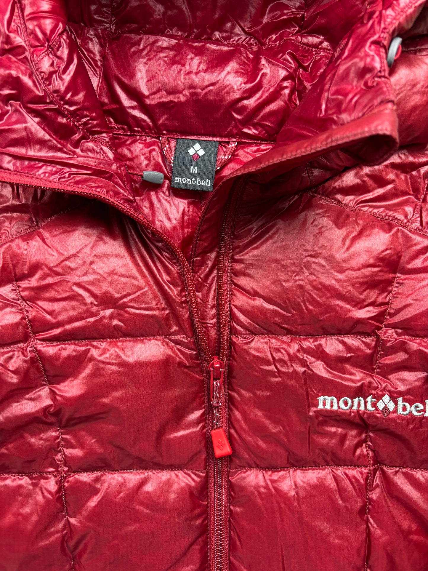 MONTBELL RED PUFFER JACKET (S)