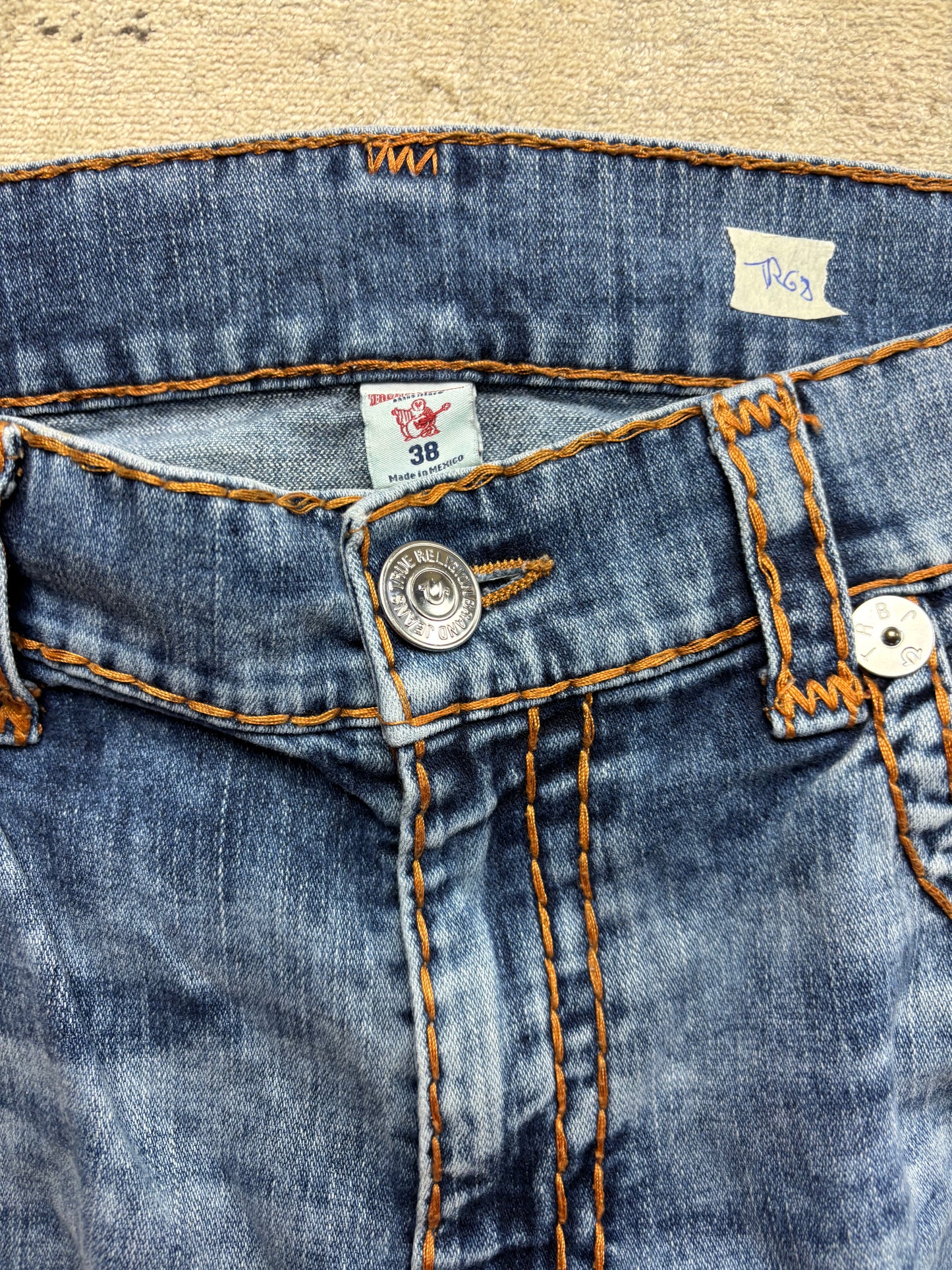 TRUE RELIGION JEANS W38 L34 #TR68