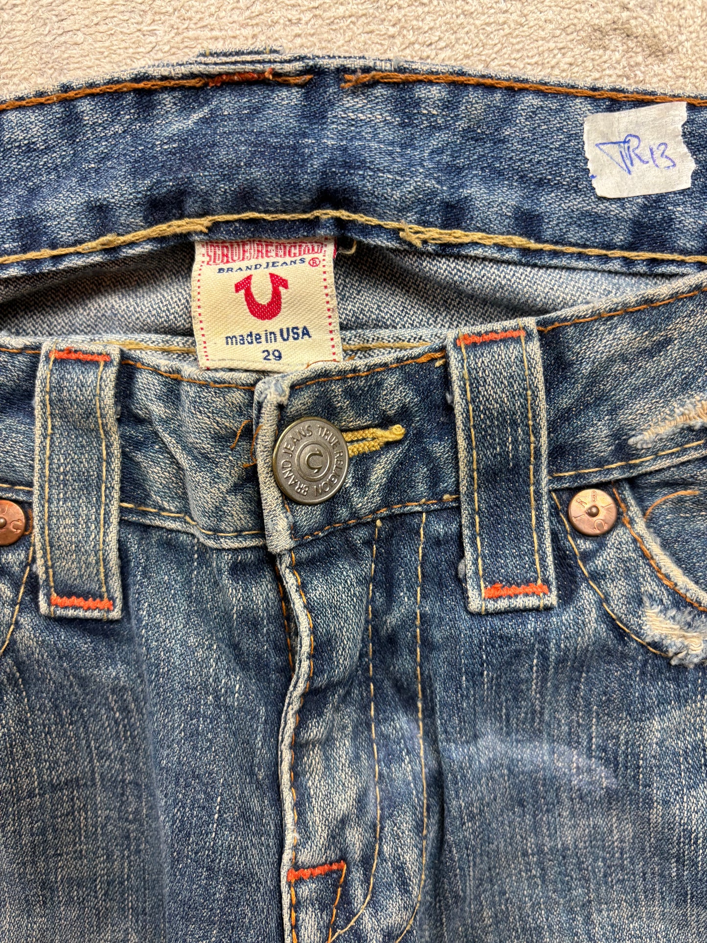 TRUE RELIGION JEANS W29 L32 #TR13