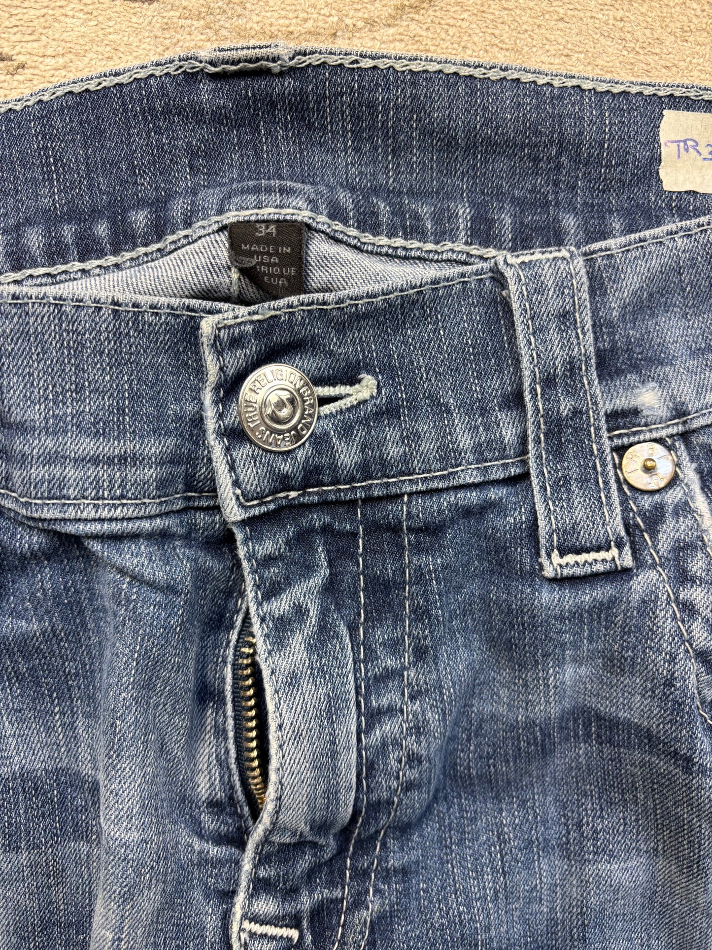 TRUE RELIGION JEANS W34 L32 #TR35
