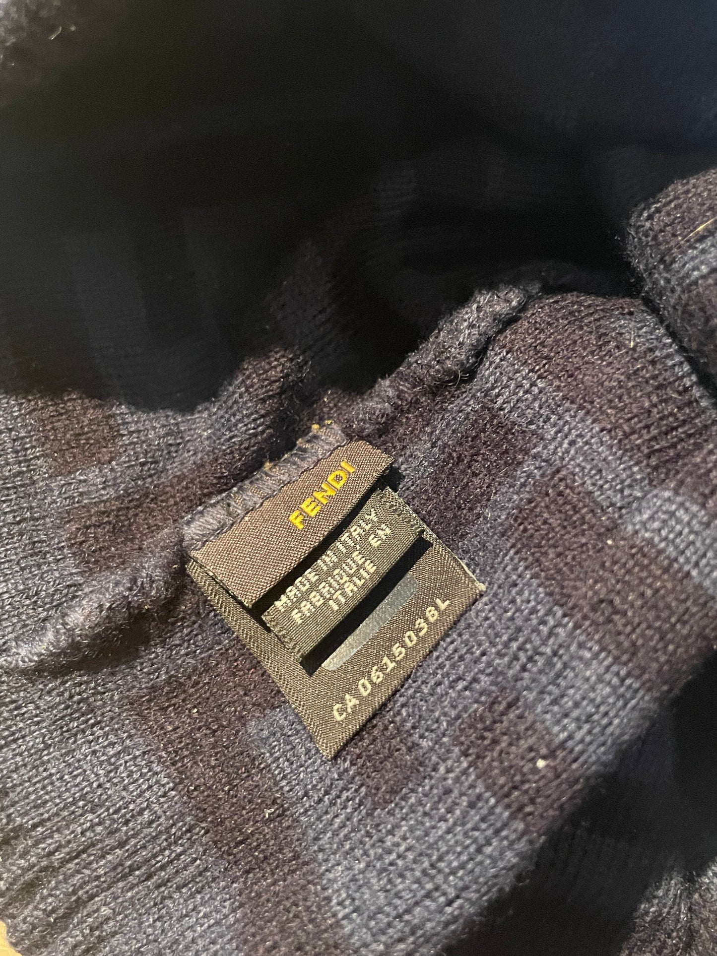 FENDI BEANIE NAVY