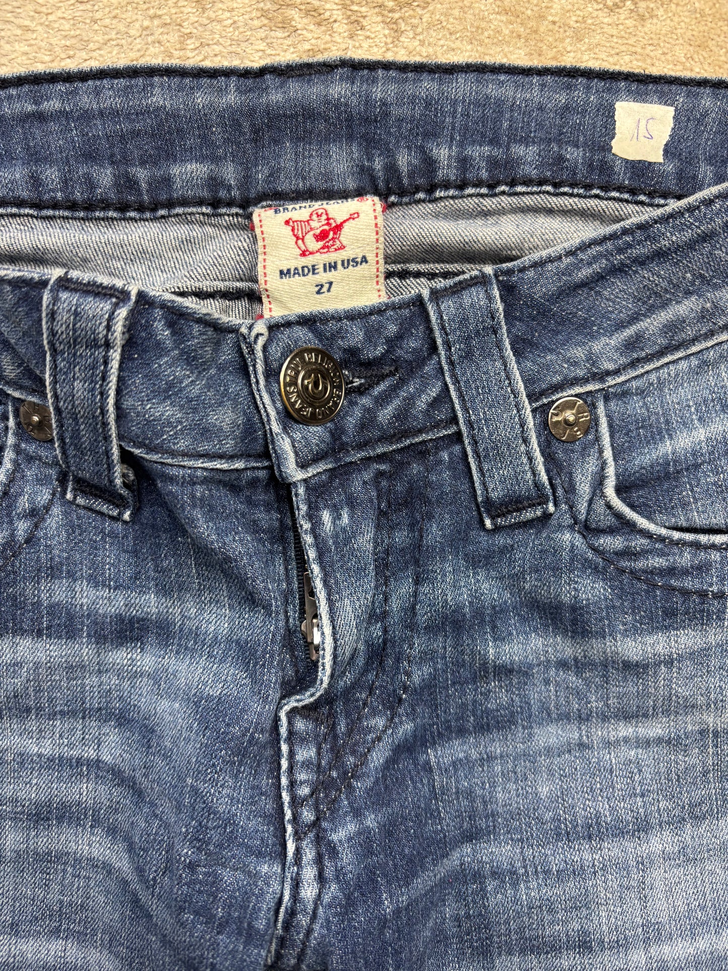 TRUE RELIGION JEANS W27 L32 #TR15