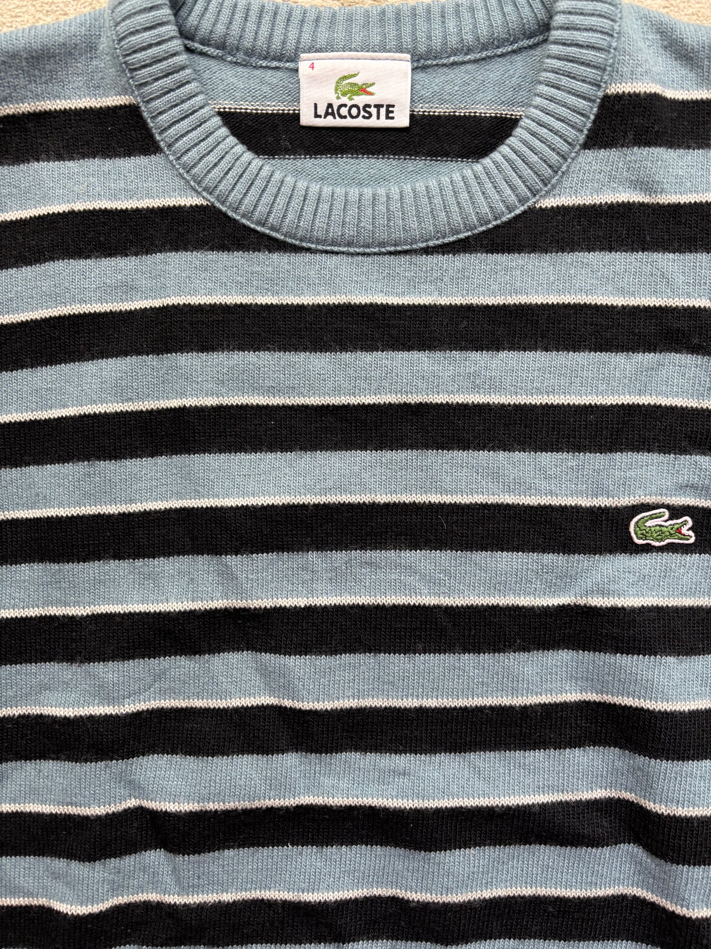 LACOSTE STRIPED KNIT (M)