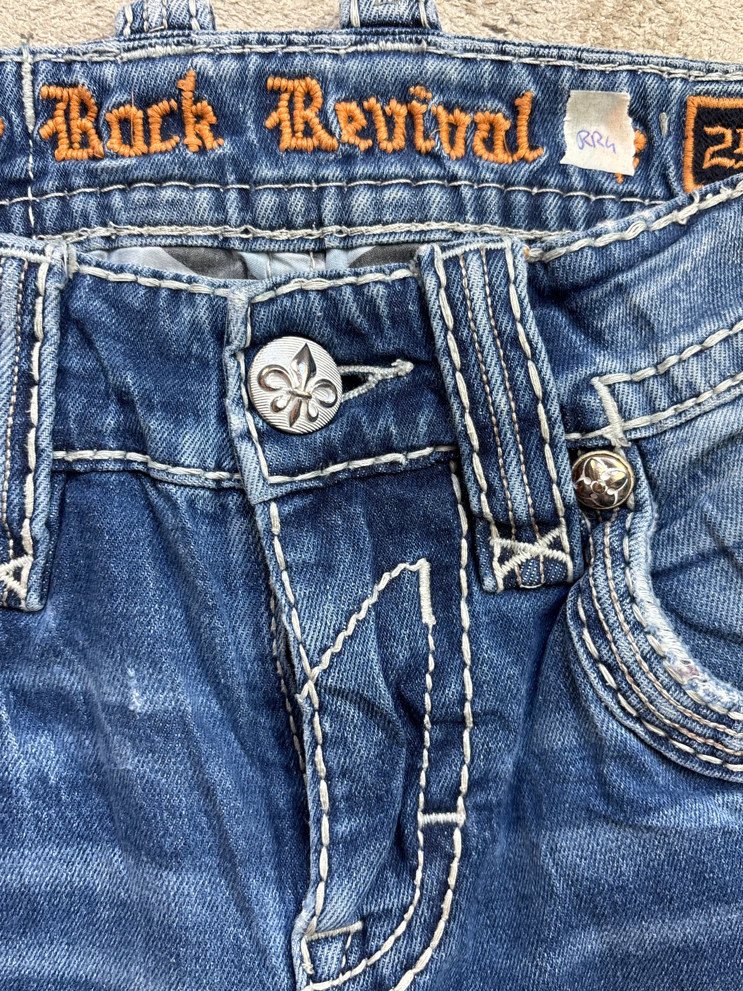 ROCK REVIVAL JEANS W29 L32 #RR4