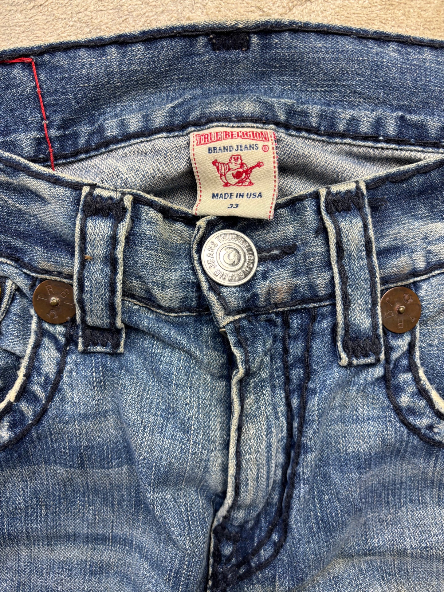 TRUE RELIGION JEANS W33 L34 #TR32