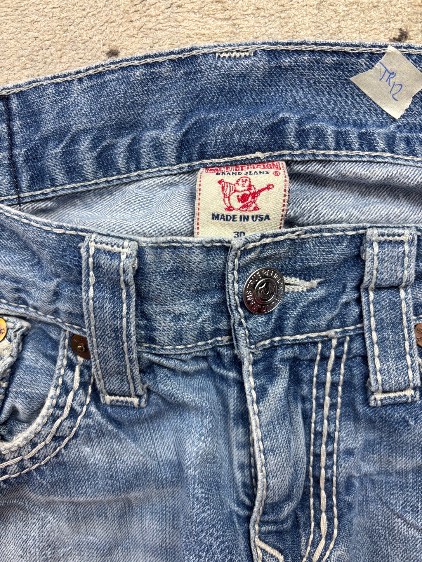 TRUE RELIGION JEANS W30 L32 #TR12