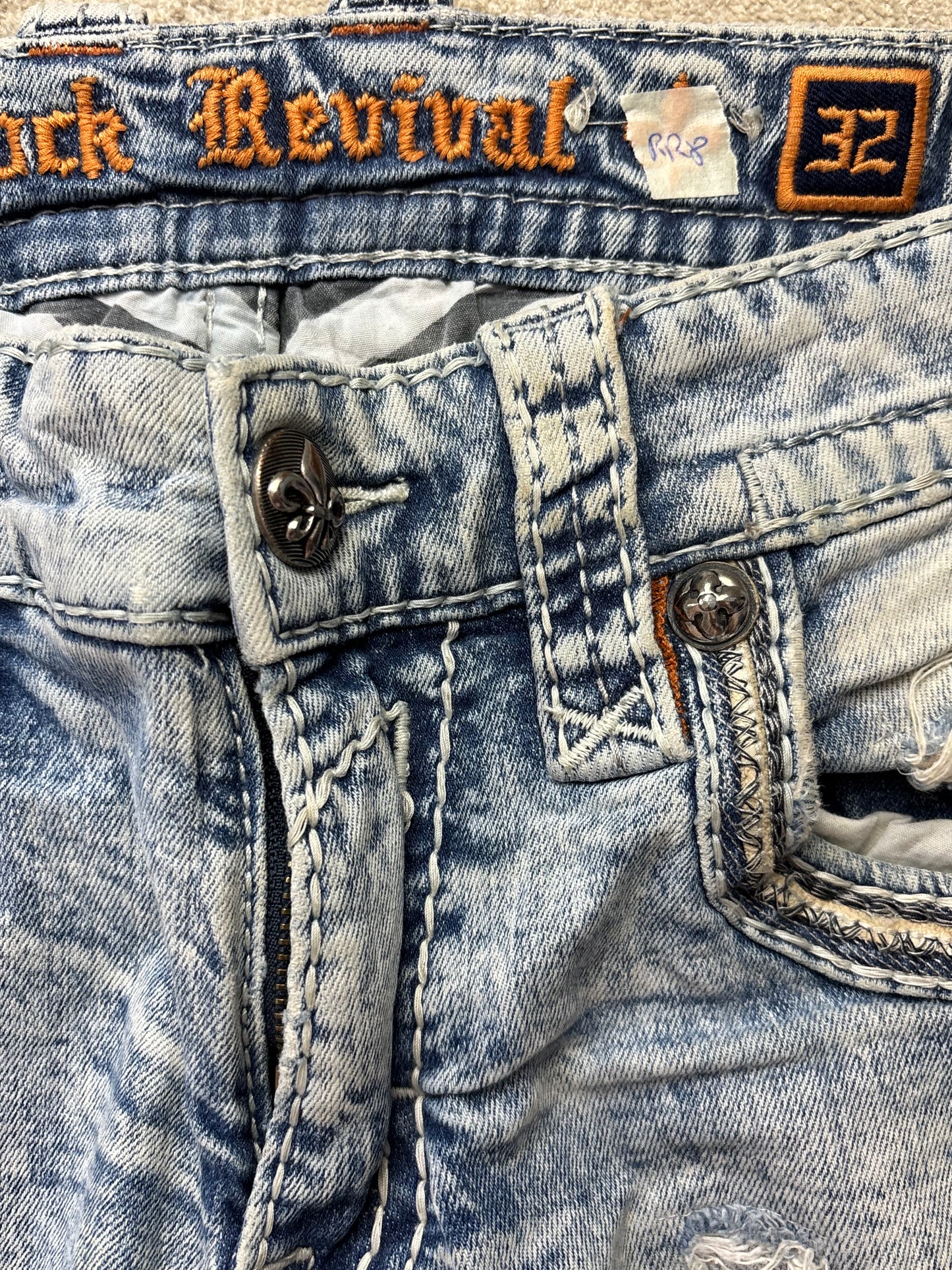 ROCK REVIVAL JEANS W32 L32 #RR8