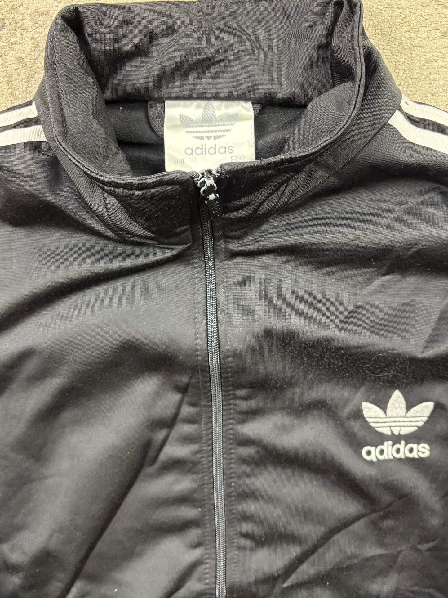 ADIDAS BLACK ZIP UP VEST (L)