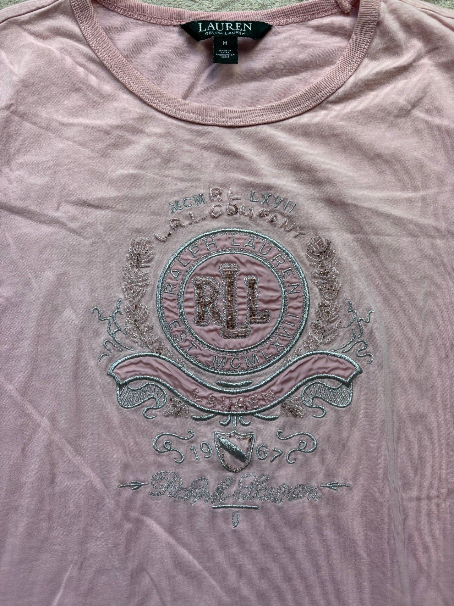 RALPH LAUREN WOMEN T-SHIRT (M)