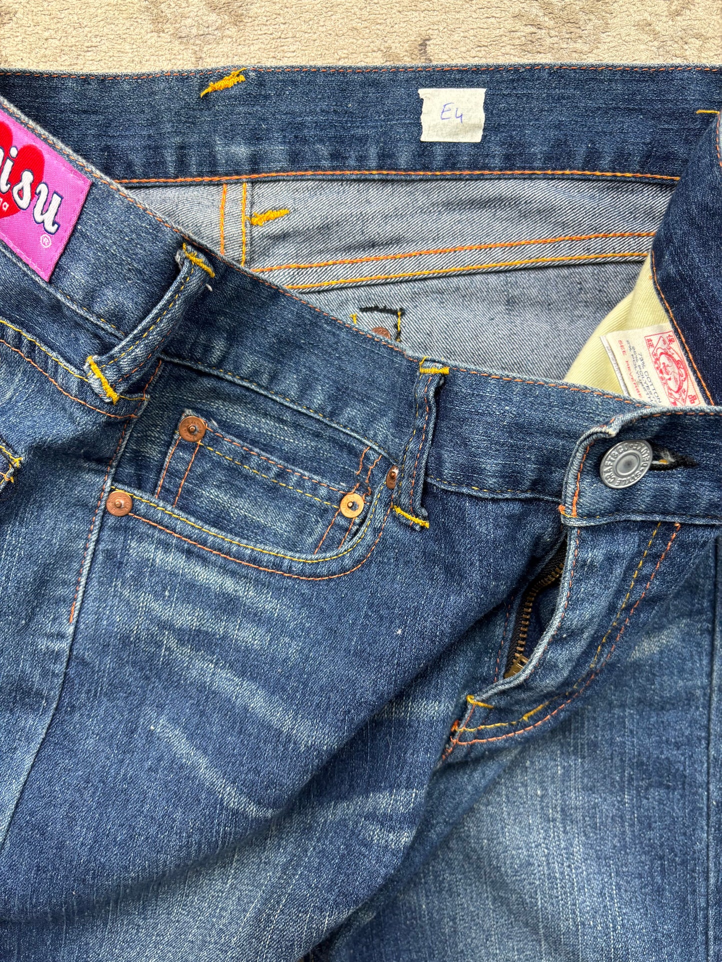 EVISU JEANS W27 L30 #E4