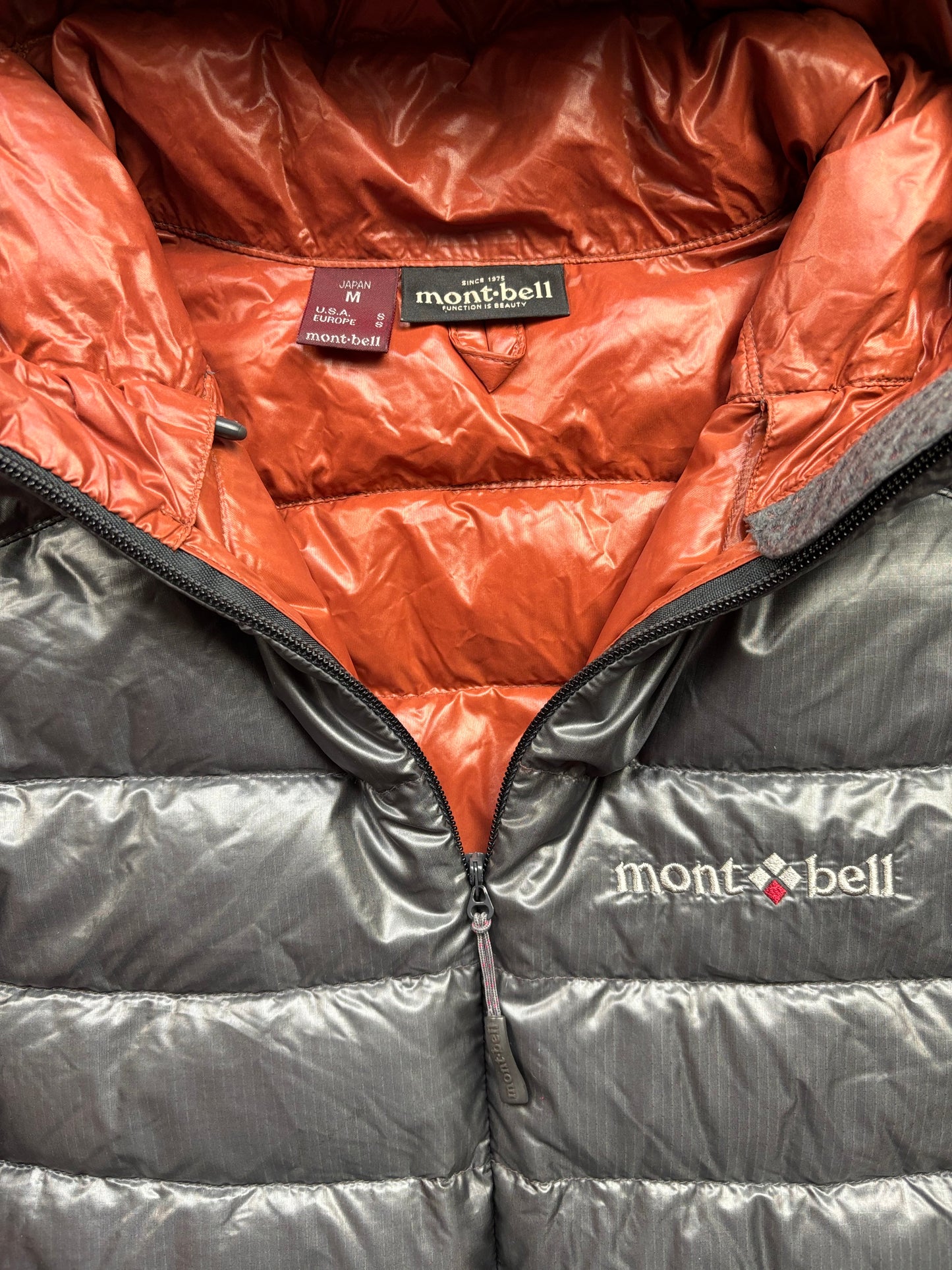 MONTBELL GREY PUFFER JACKET (S)