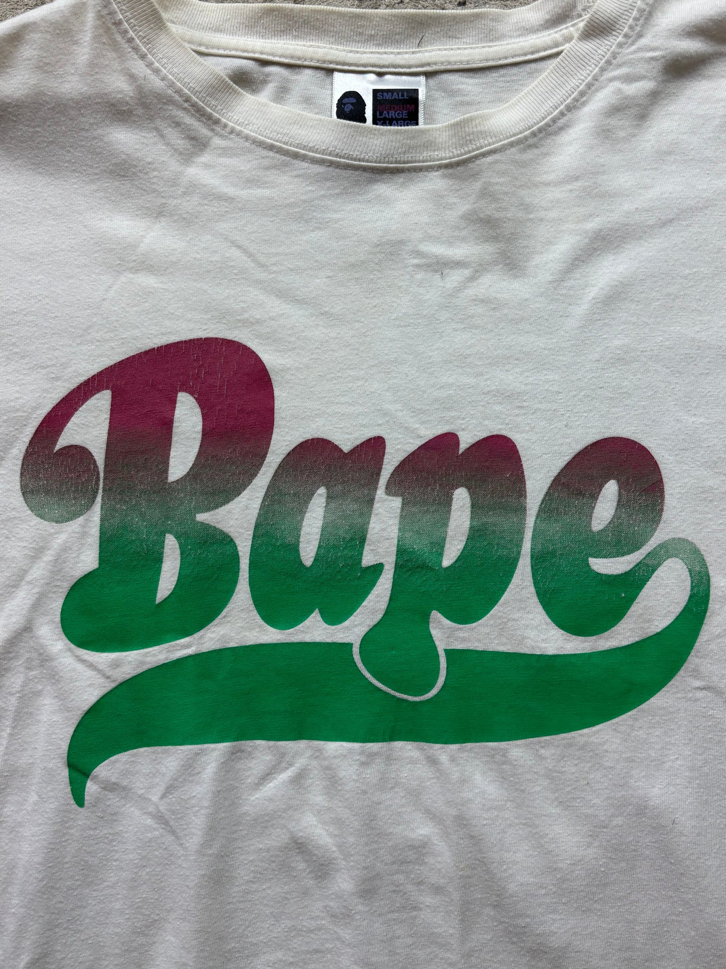 BAPE WHITE T-SHIRT (S)