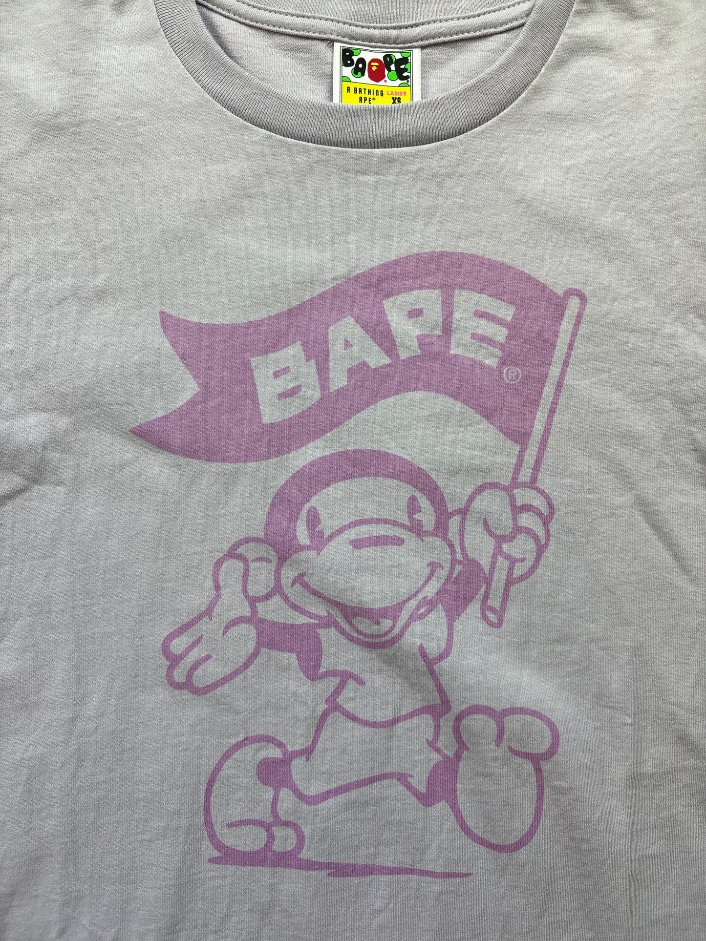 BAPE PINK T-SHIRT (XS)
