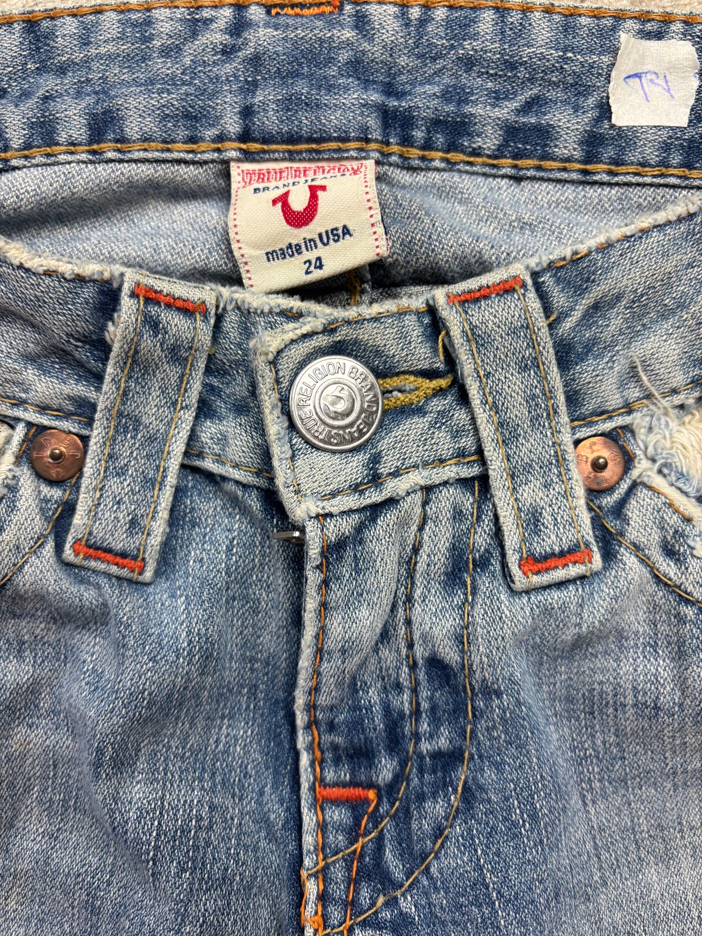 TRUE RELIGION JEANS W24 L30 #TR1