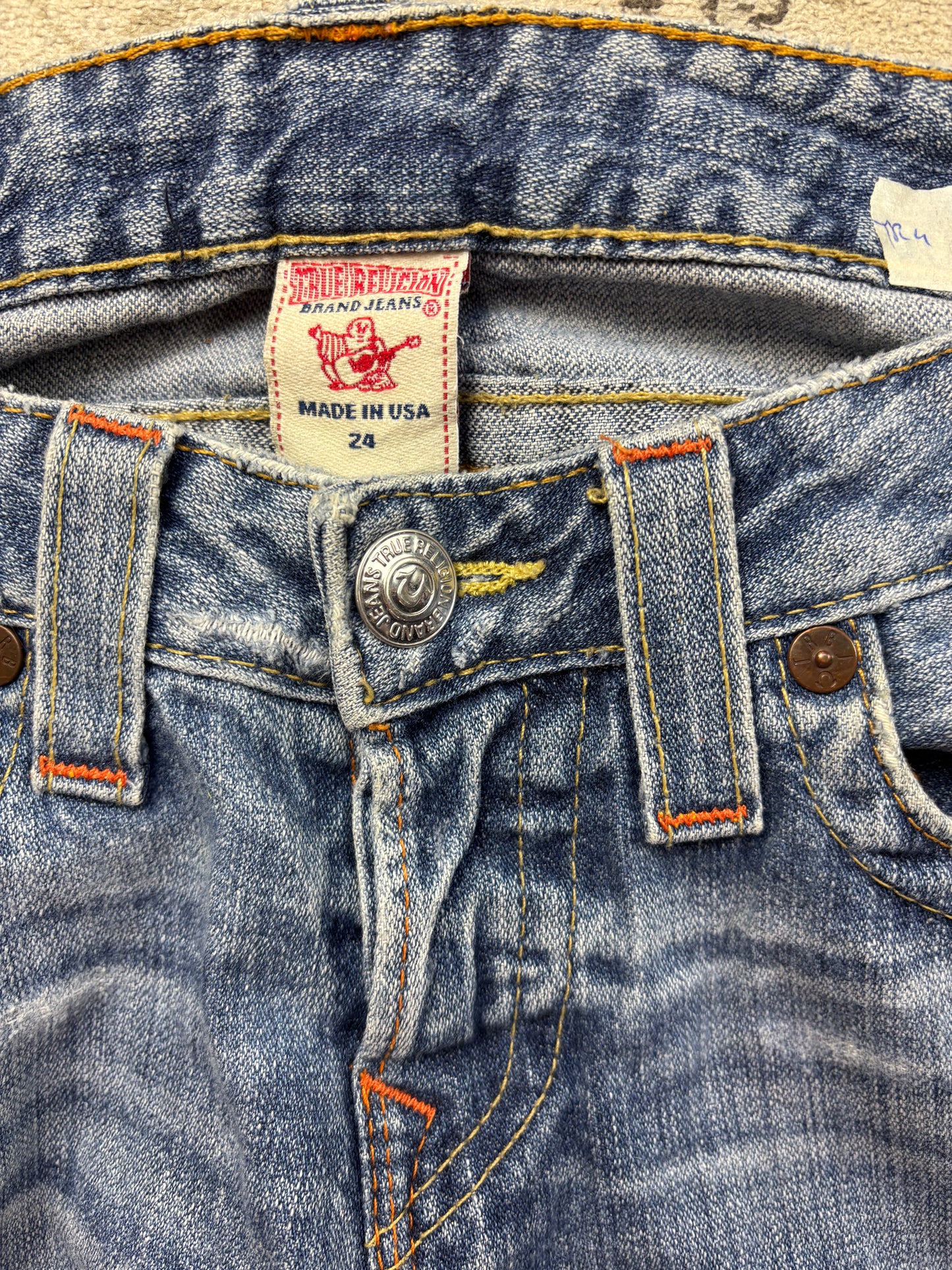 TRUE RELIGION JEANS W24 L32 #TR4