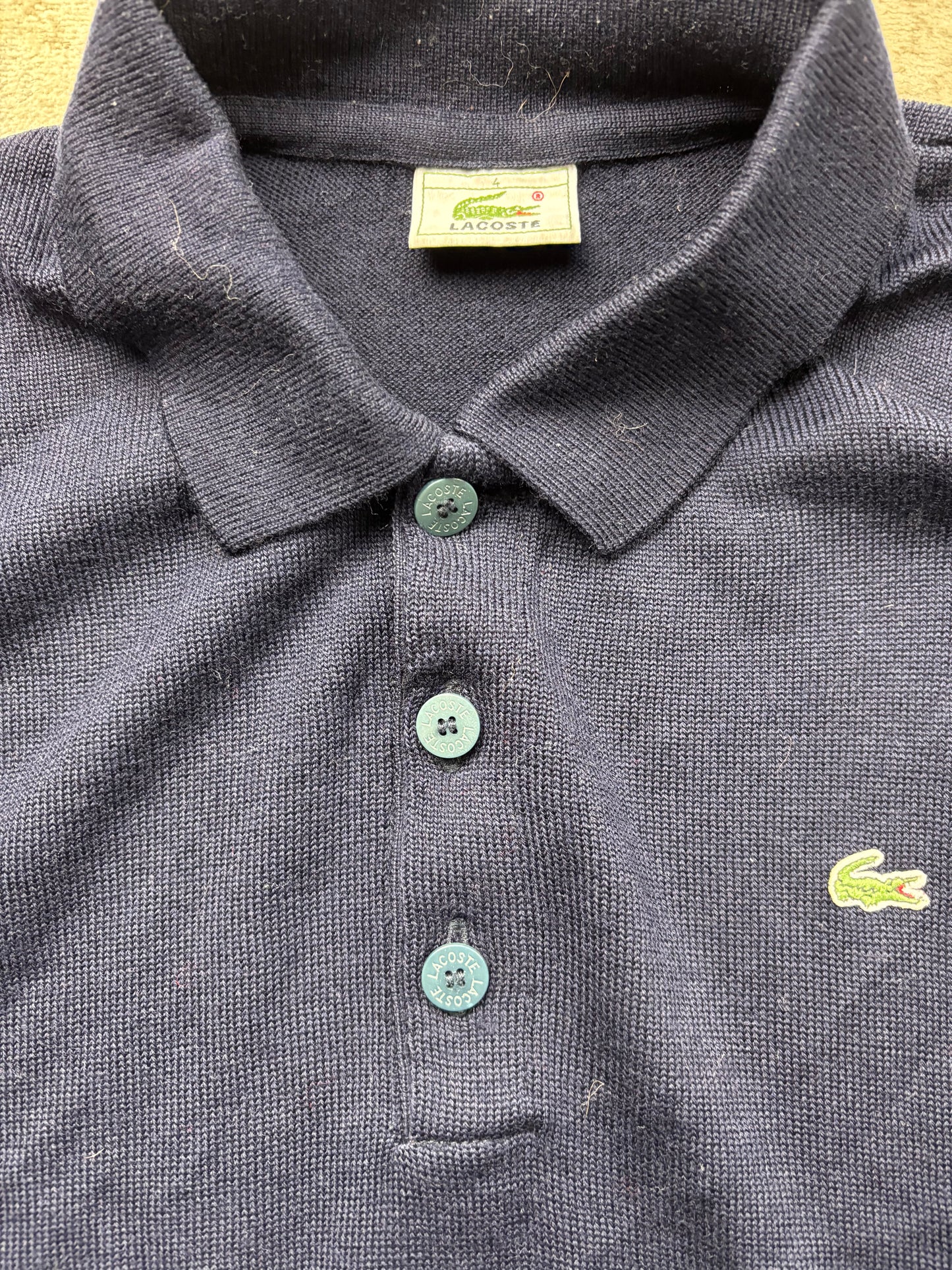 LACOSTE HALF ZIP UP KNIT (M)